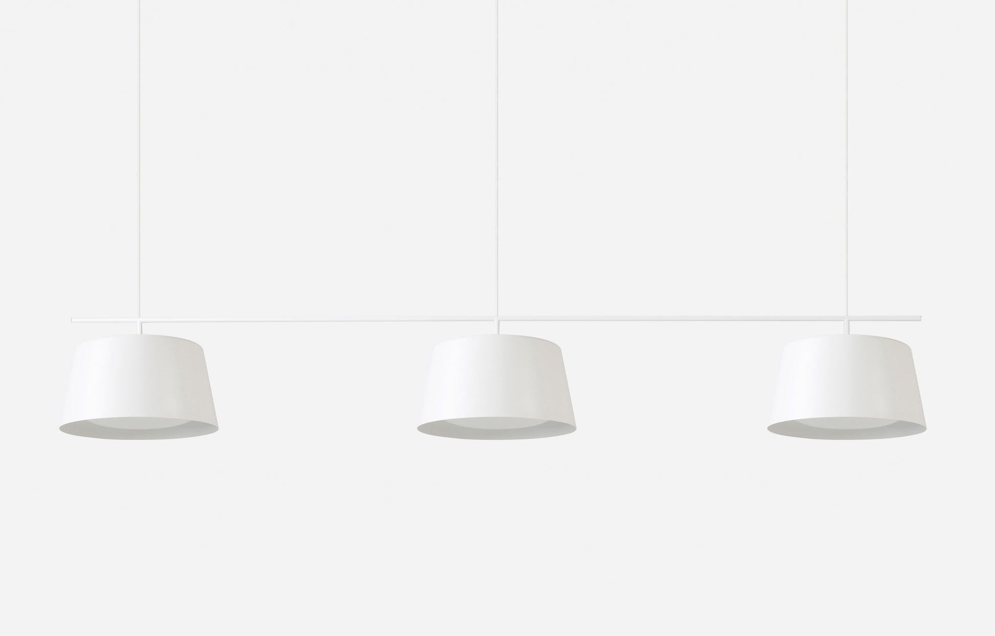 Ellipse Pendant Connection Bar White / Large