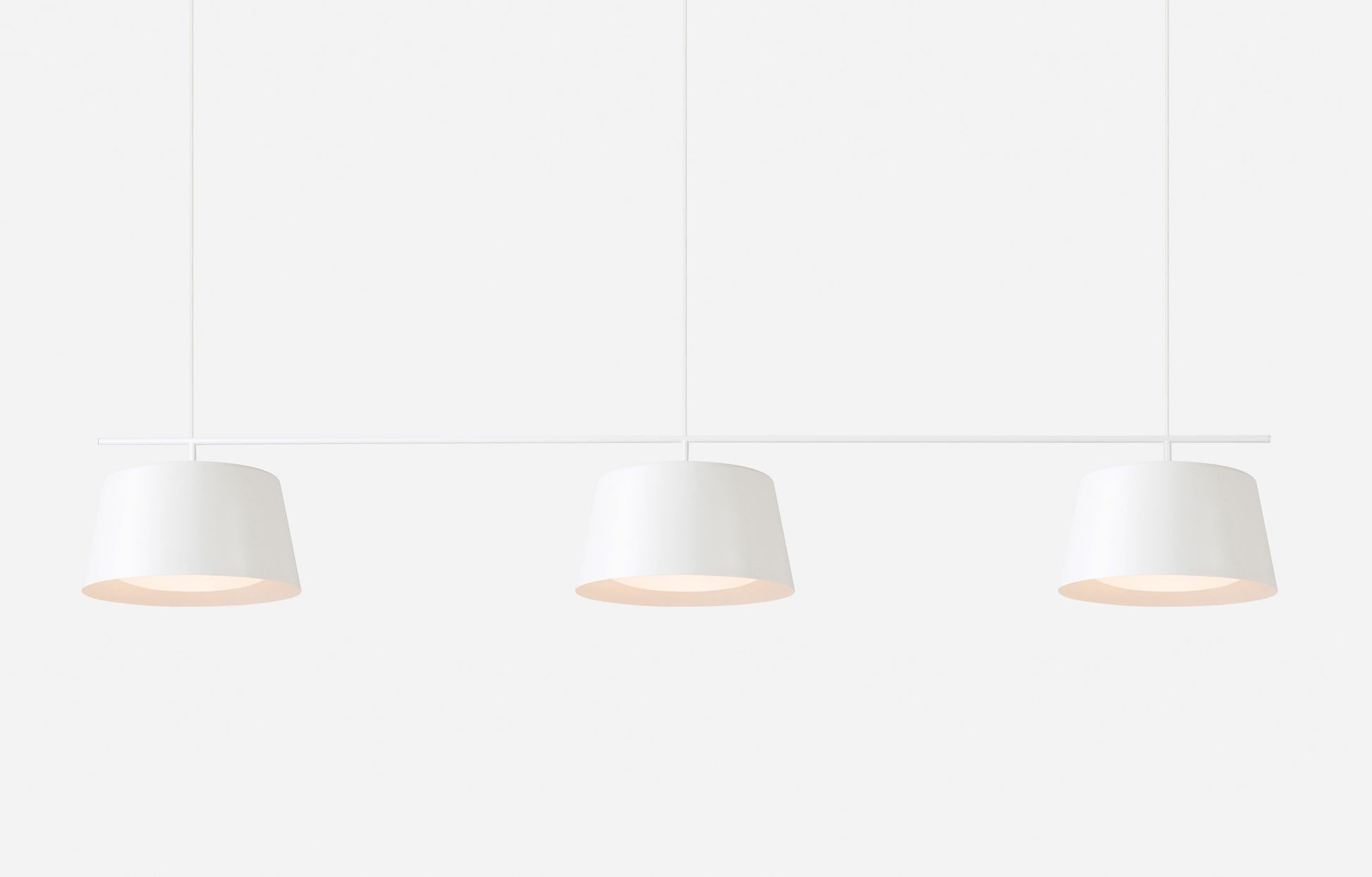Ellipse Pendant Connection Bar White / Large