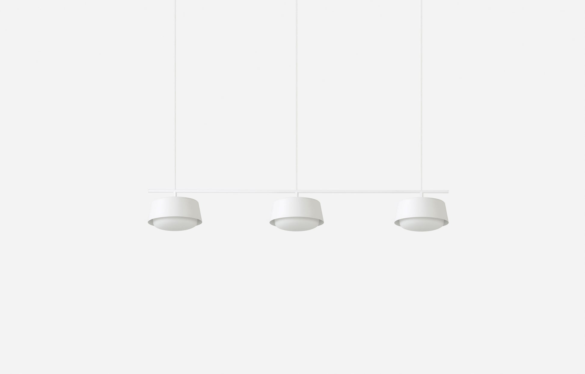 Ellipse Pendant Connection Bar White / Small