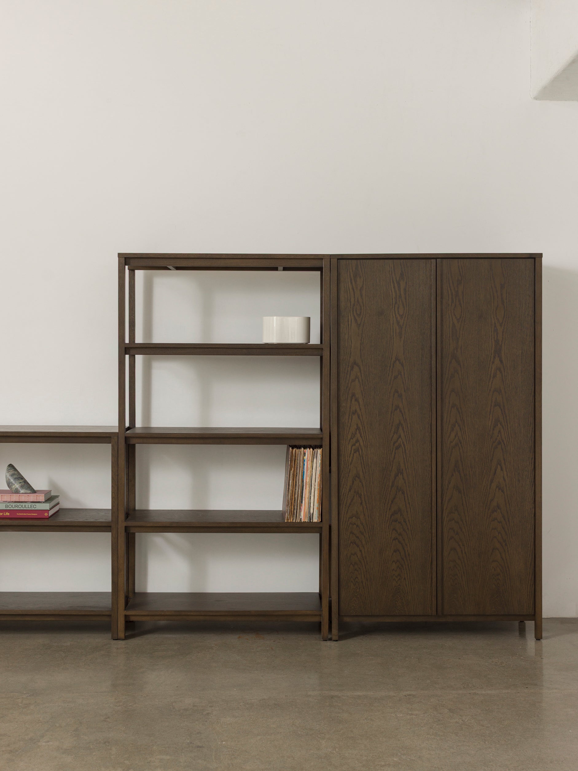 Craft Cabinet Smoked Oak / High