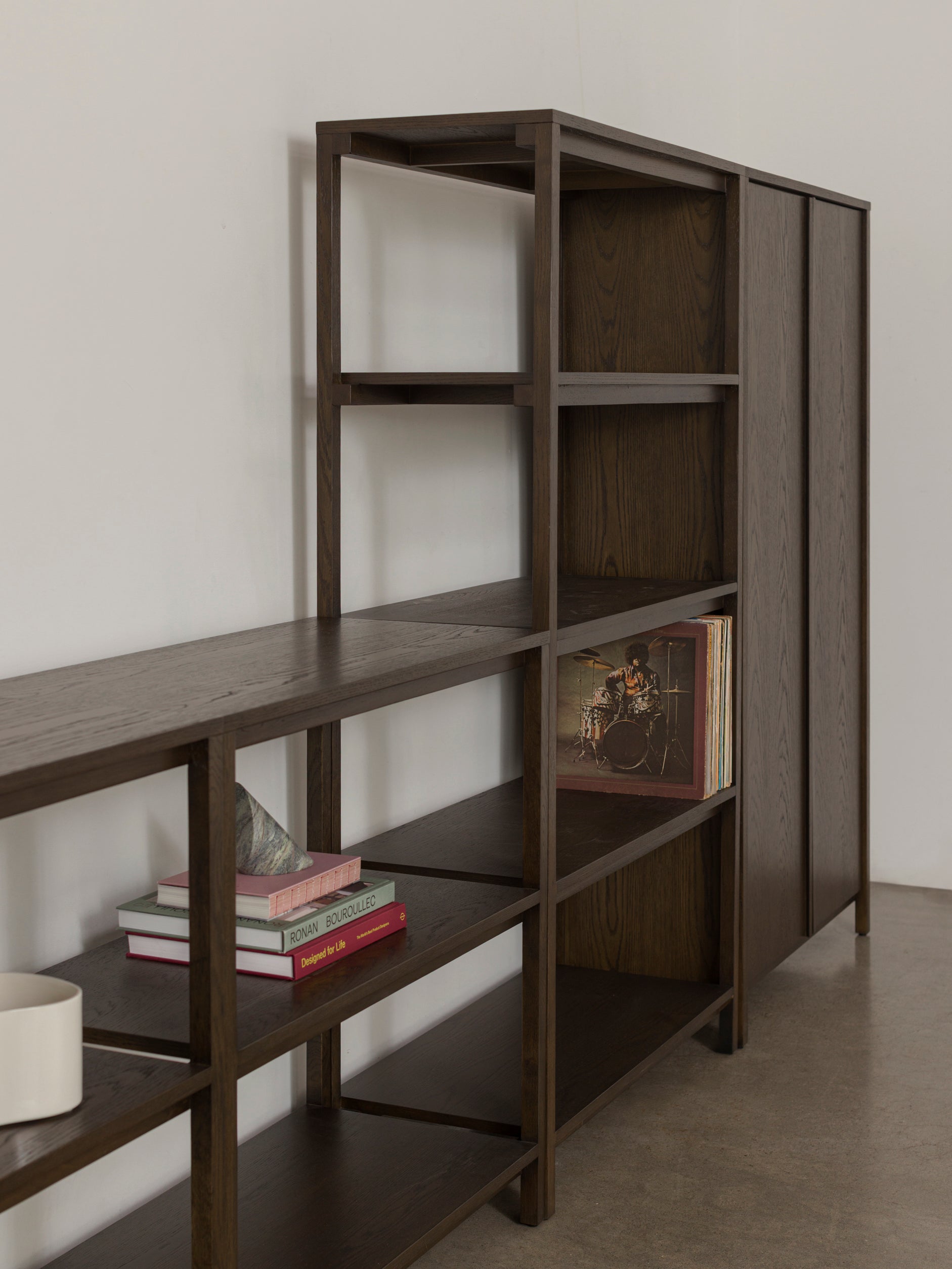 Craft Cabinet Smoked Oak / High