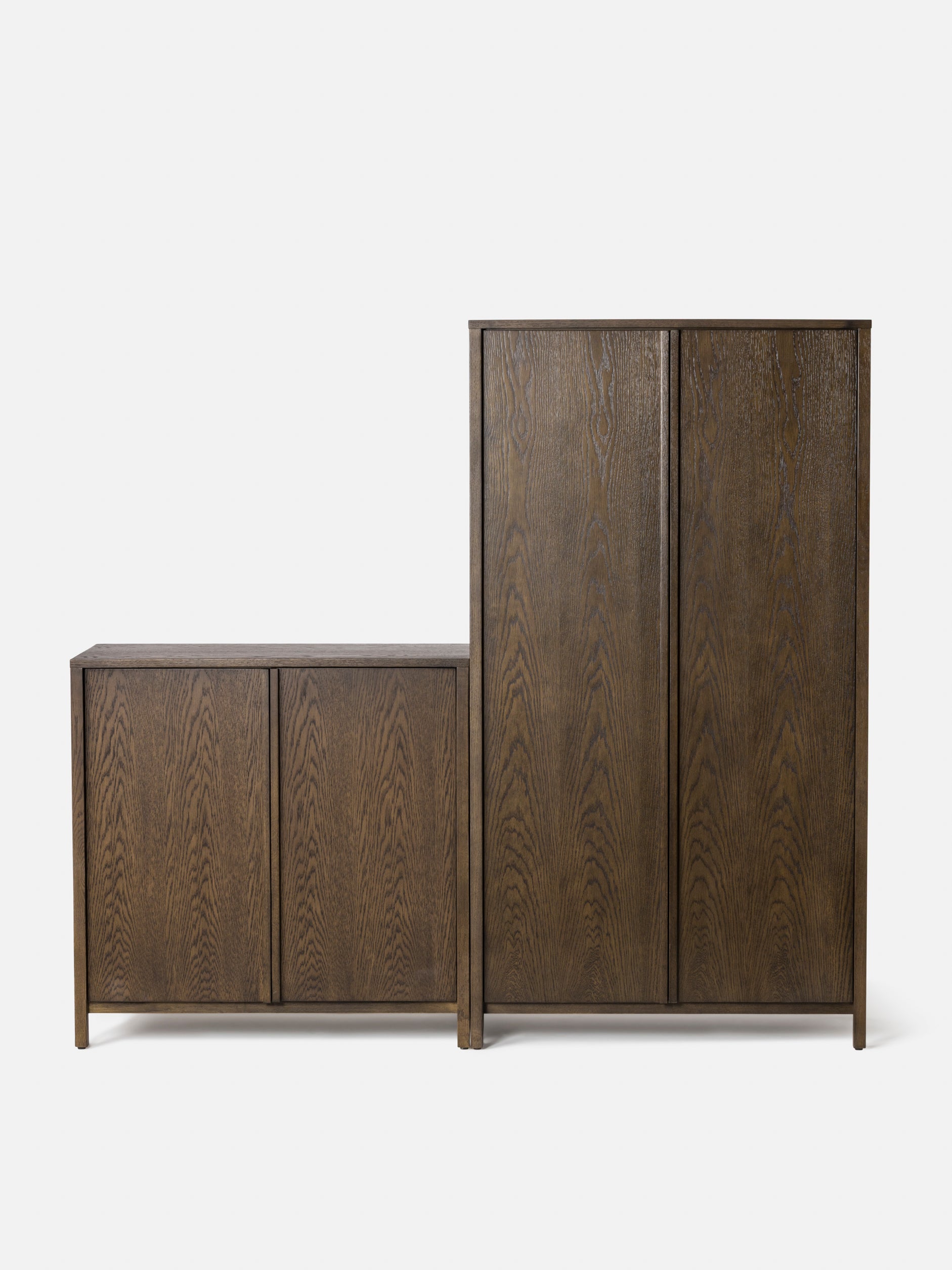 Craft Cabinet Smoked Oak / High