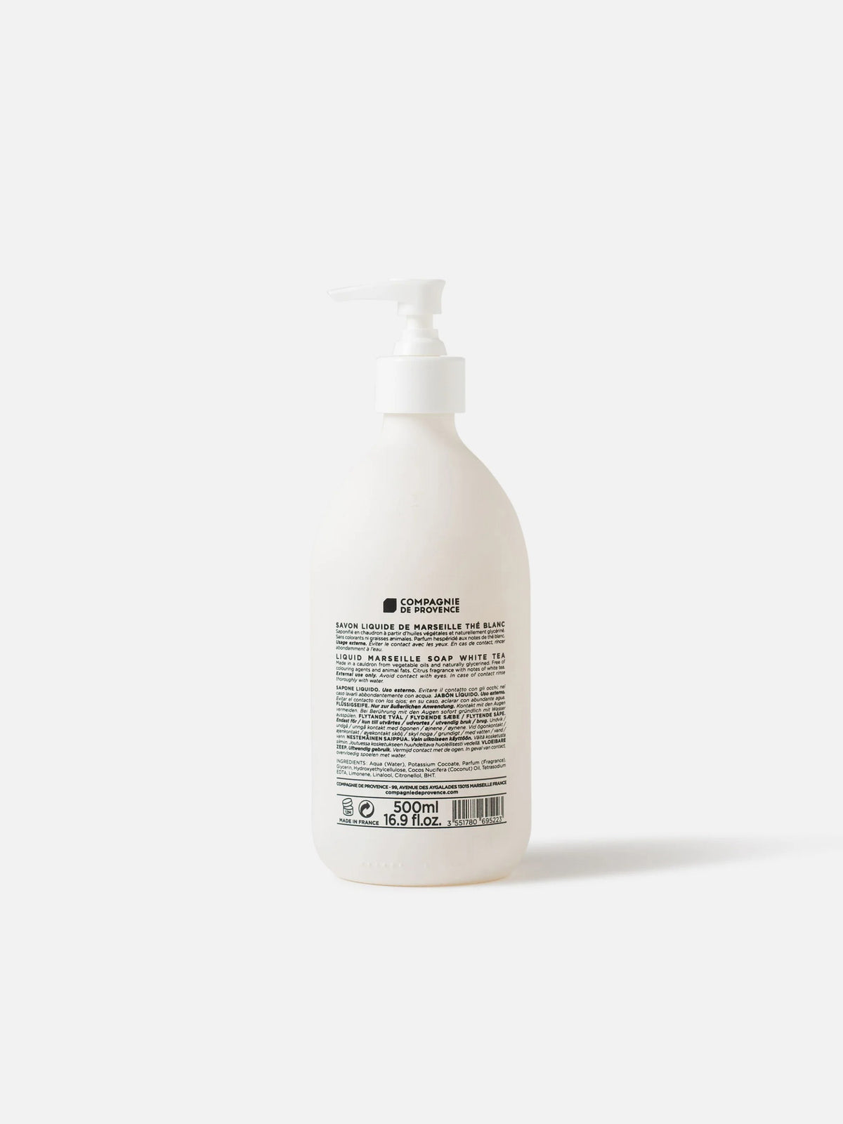 Liquid Marseille Black & White Soap White Tea / 500ml
