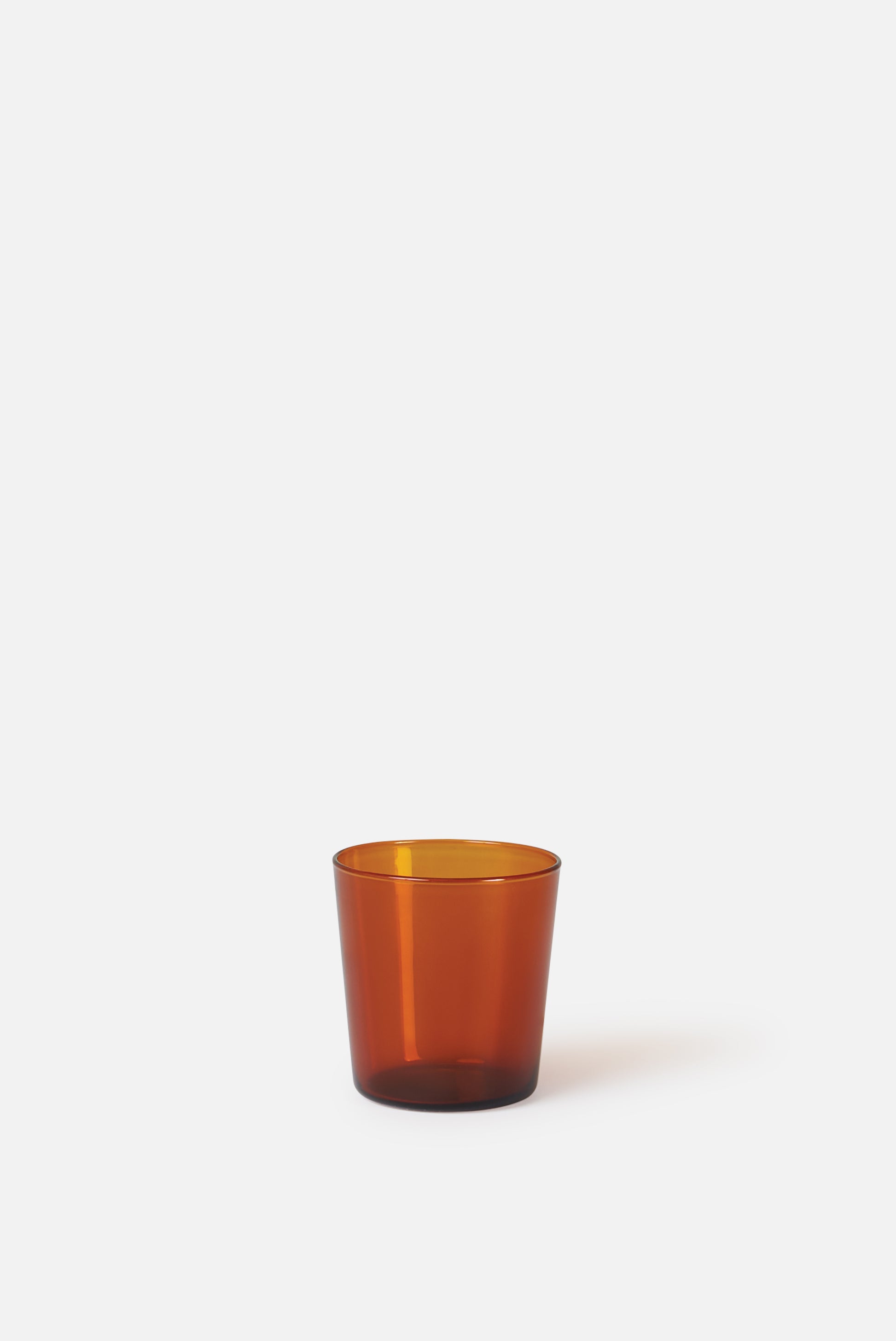 Glass Tumbler Set/4 Amber / 360ml