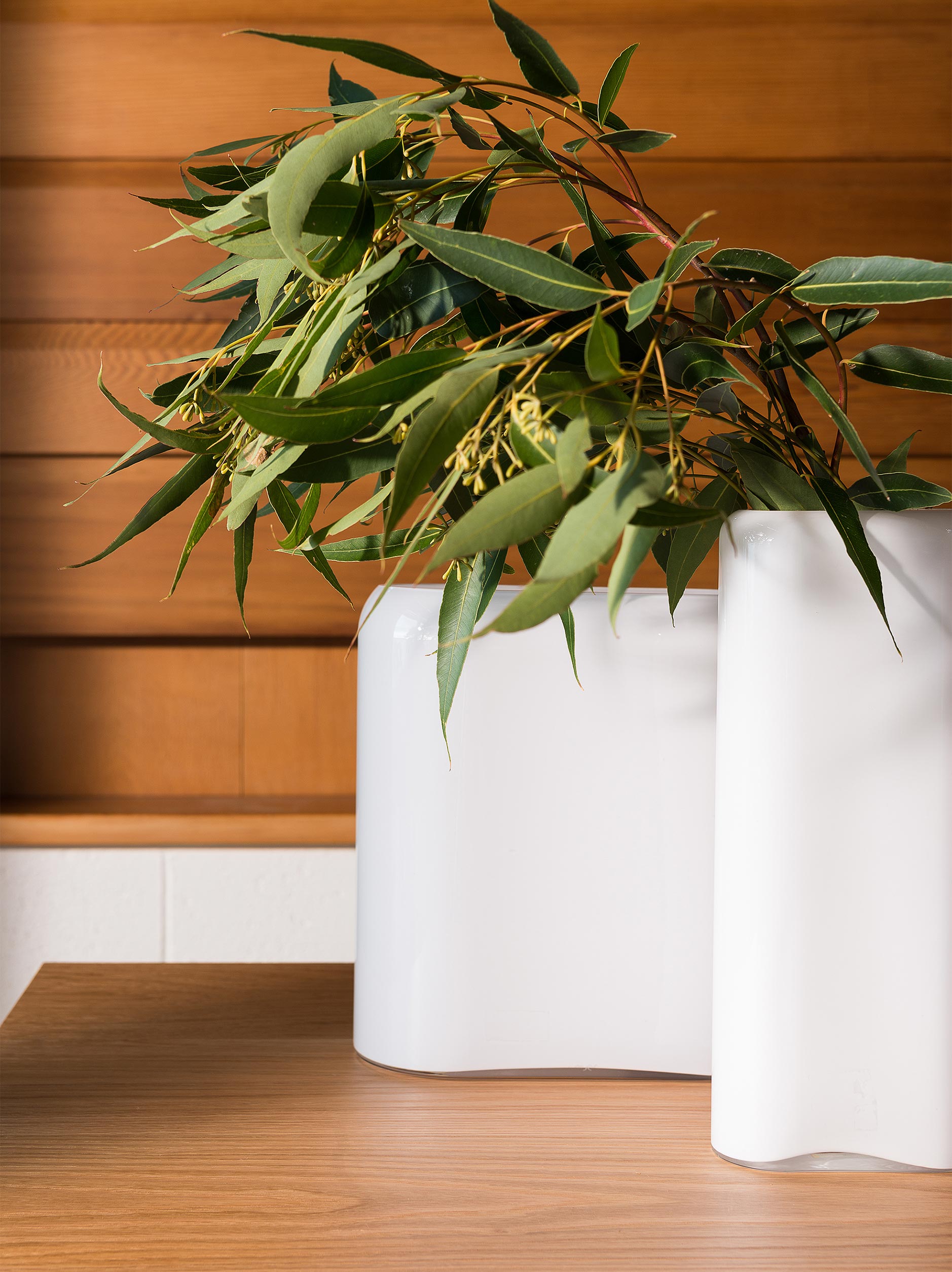 Nude Layers Vase Opal White / Small