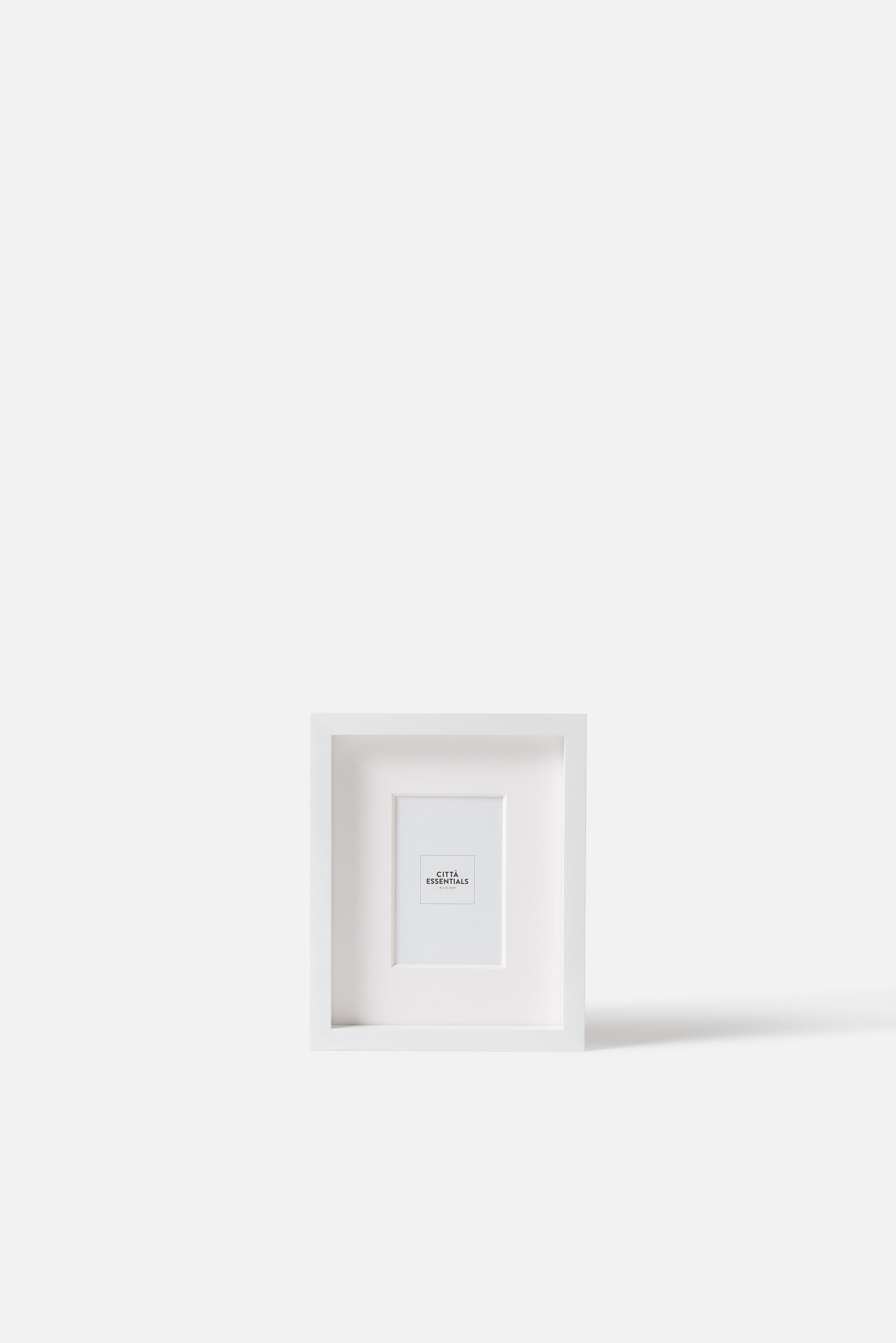 Edge Frame White / Photo 4x6