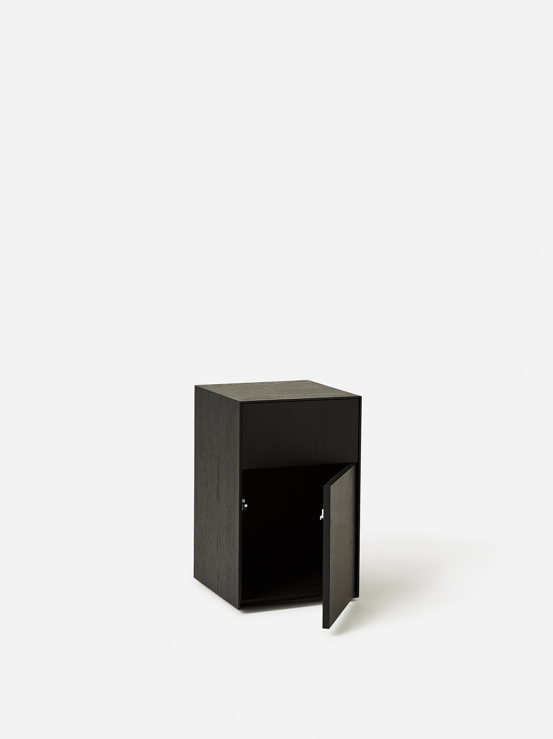 Plinth Bedside Right Hand Black / One Size/Right Hand