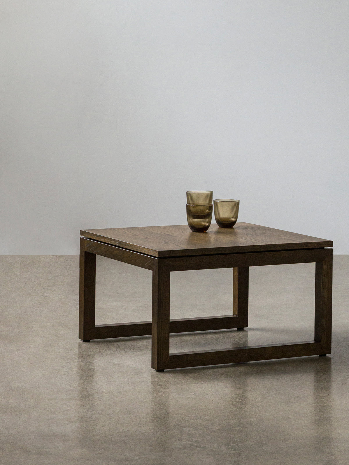 Framed Side Table Smoked Oak / One Size
