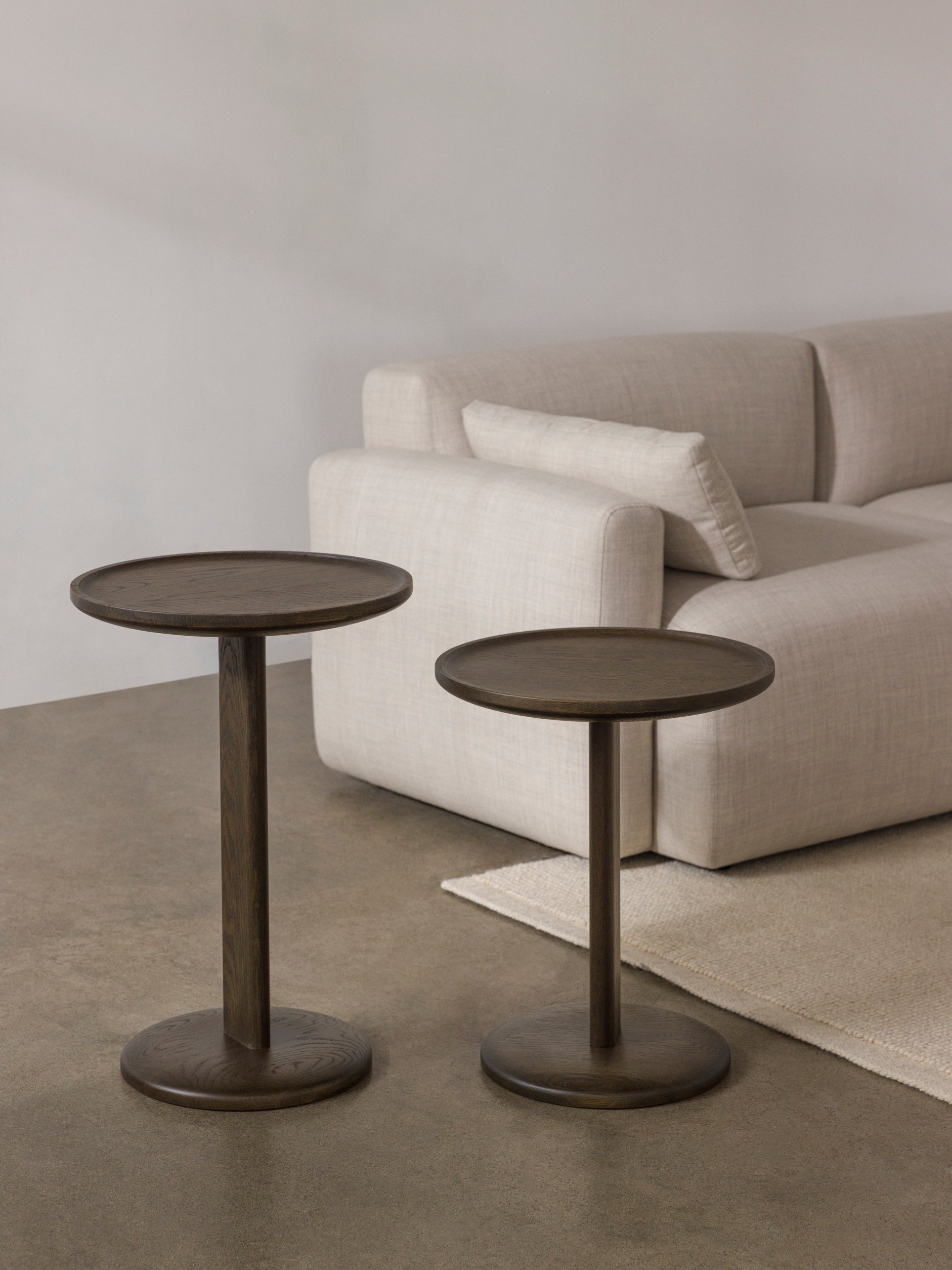 Lily Side Table Smoked Oak / Tall