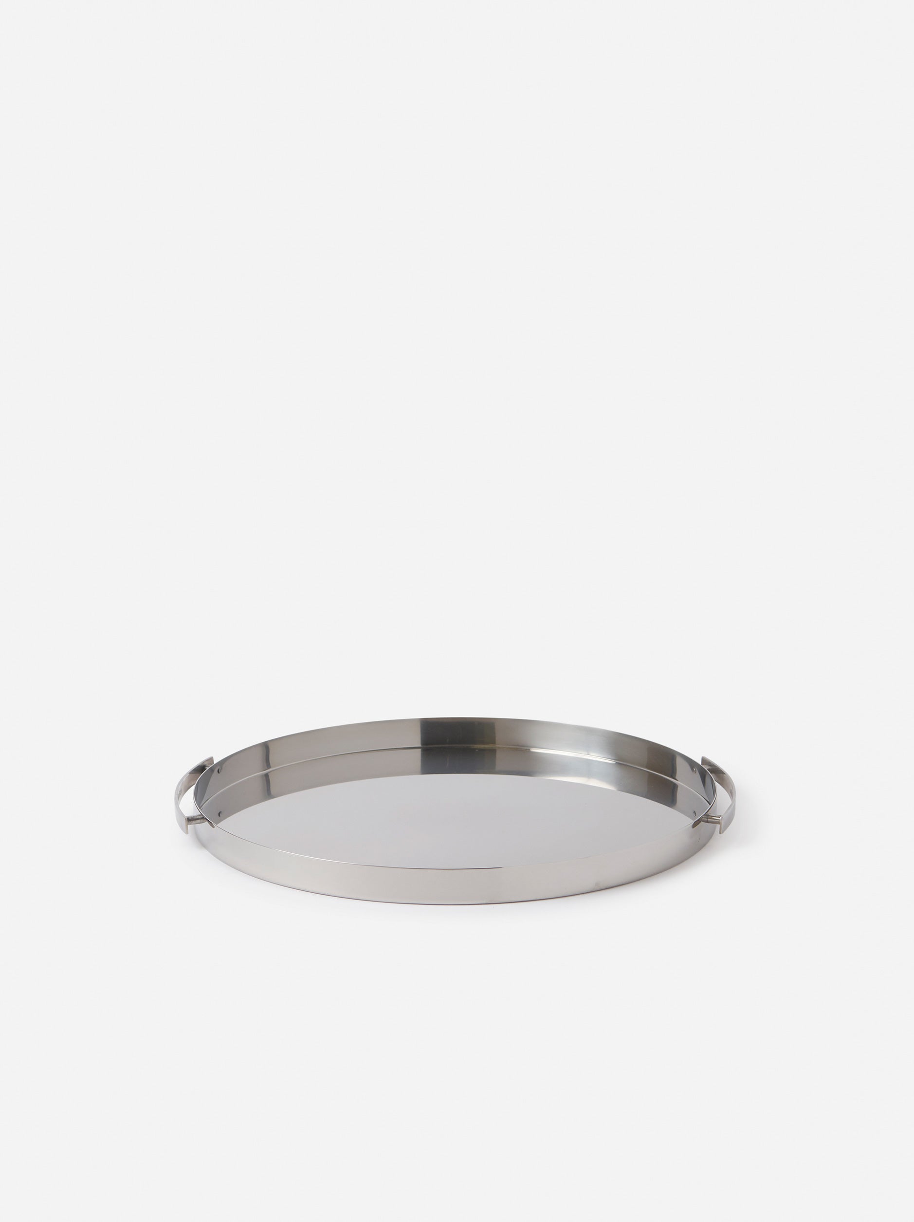 Stelton x Arne Jacobsen Serving Tray Stainless Steel / 33.5cmdia