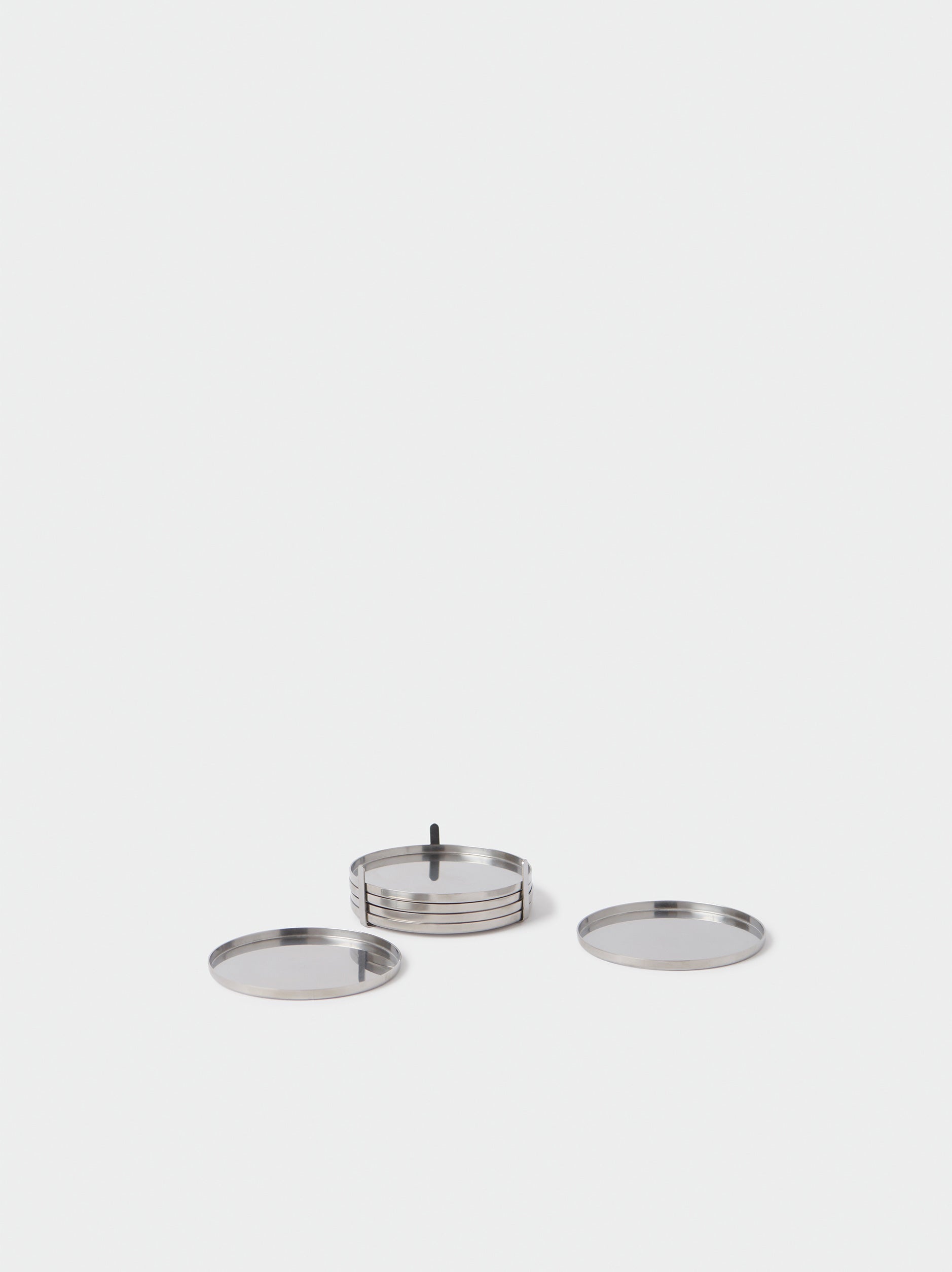Stelton x Arne Jacobsen Coaster Stainless Steel / 8.5cmdia