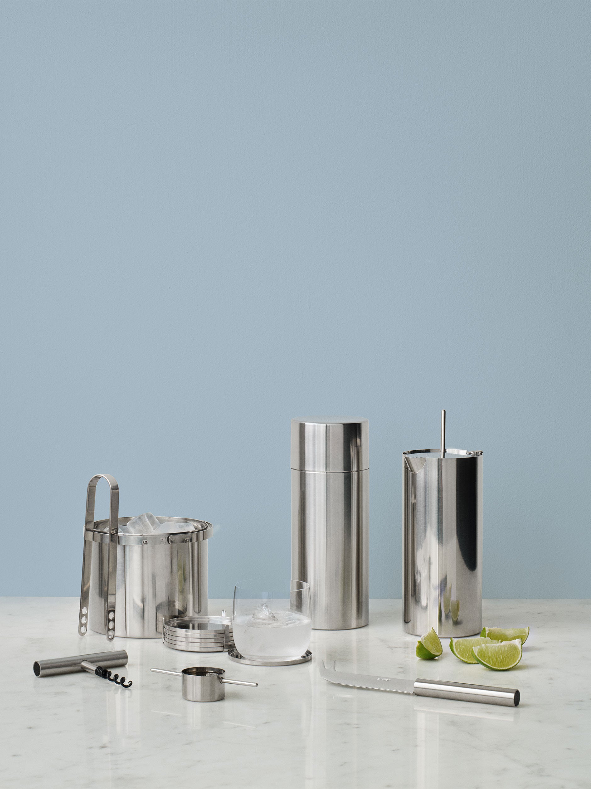 Stelton x Arne Jacobsen Coaster Stainless Steel / 8.5cmdia