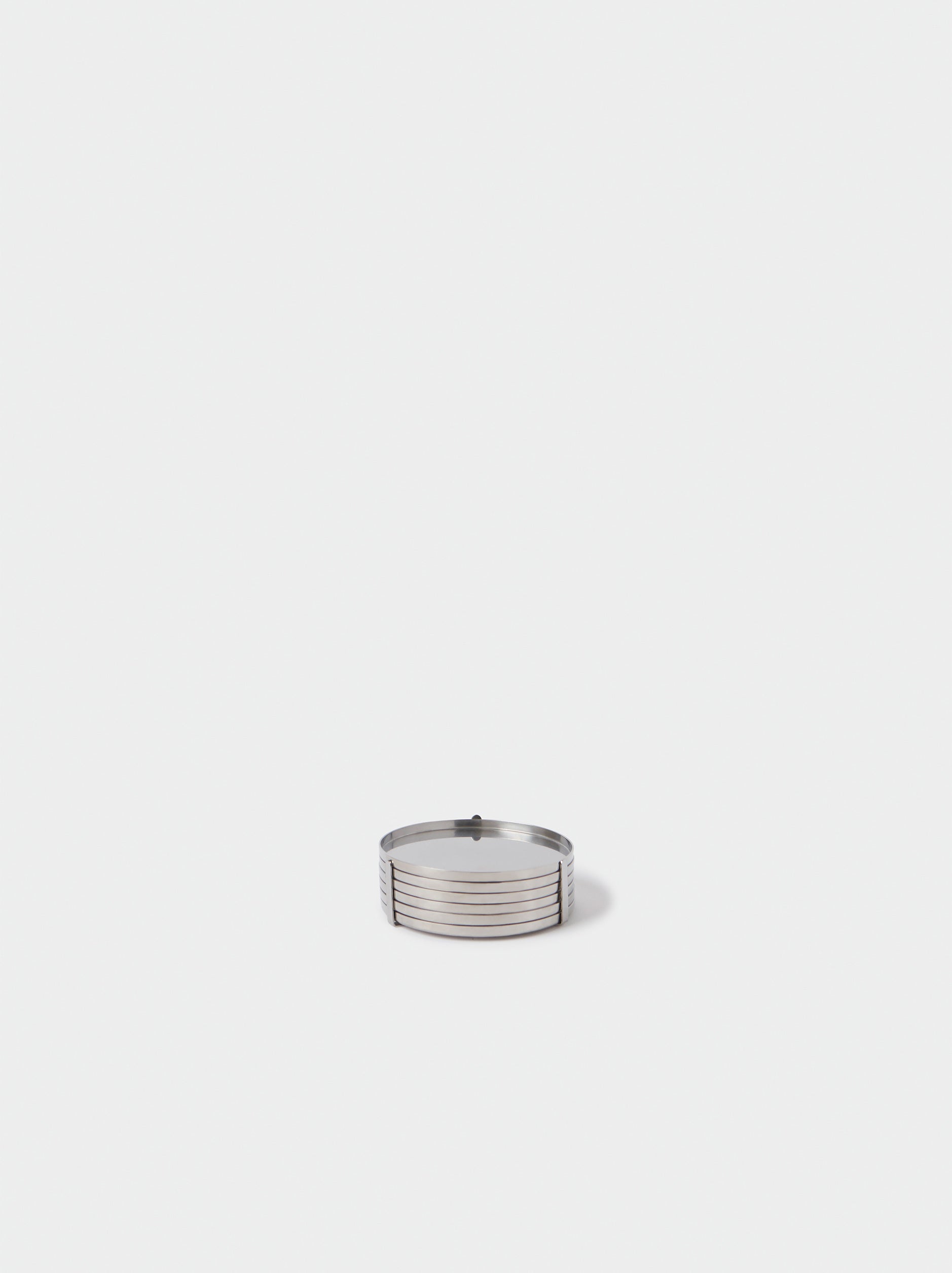 Stelton x Arne Jacobsen Coaster Stainless Steel / 8.5cmdia