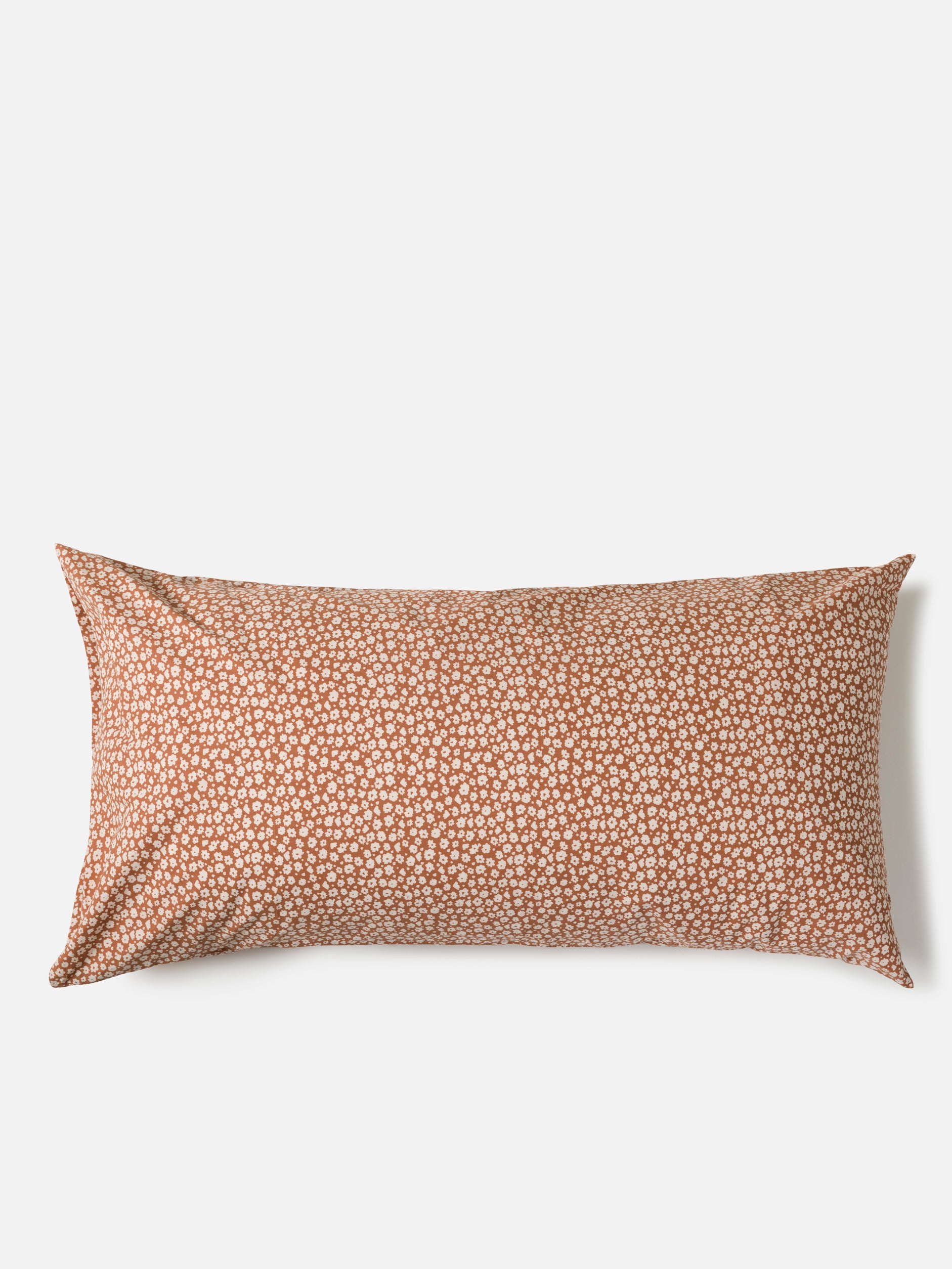 Forget Me Not Organic Cotton Lodge Pillowcase Pair Toffee/Nougat / Lodge Pillowcase Pair