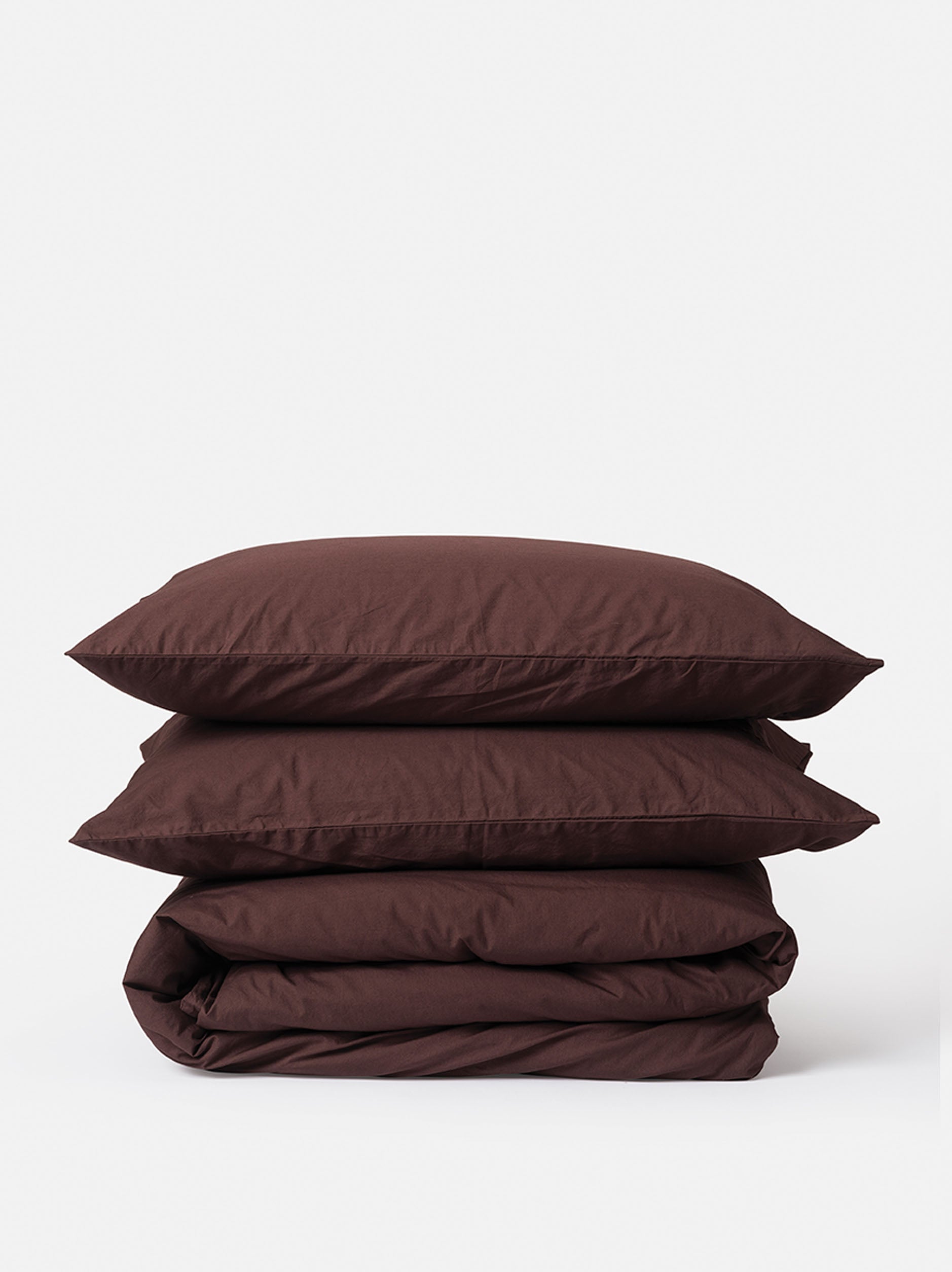 Mulberry Organic Cotton Duvet Cover Mulberry / King Single/Double