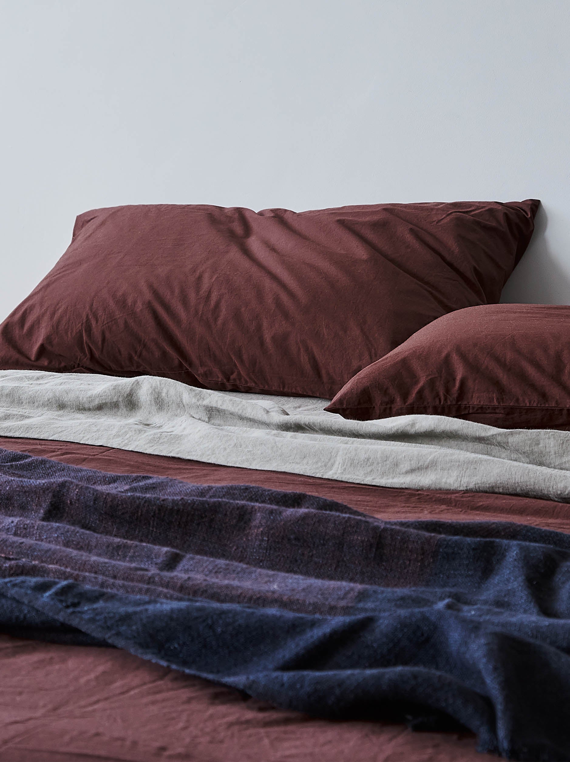 Mulberry Organic Cotton Duvet Cover Mulberry / Super King
