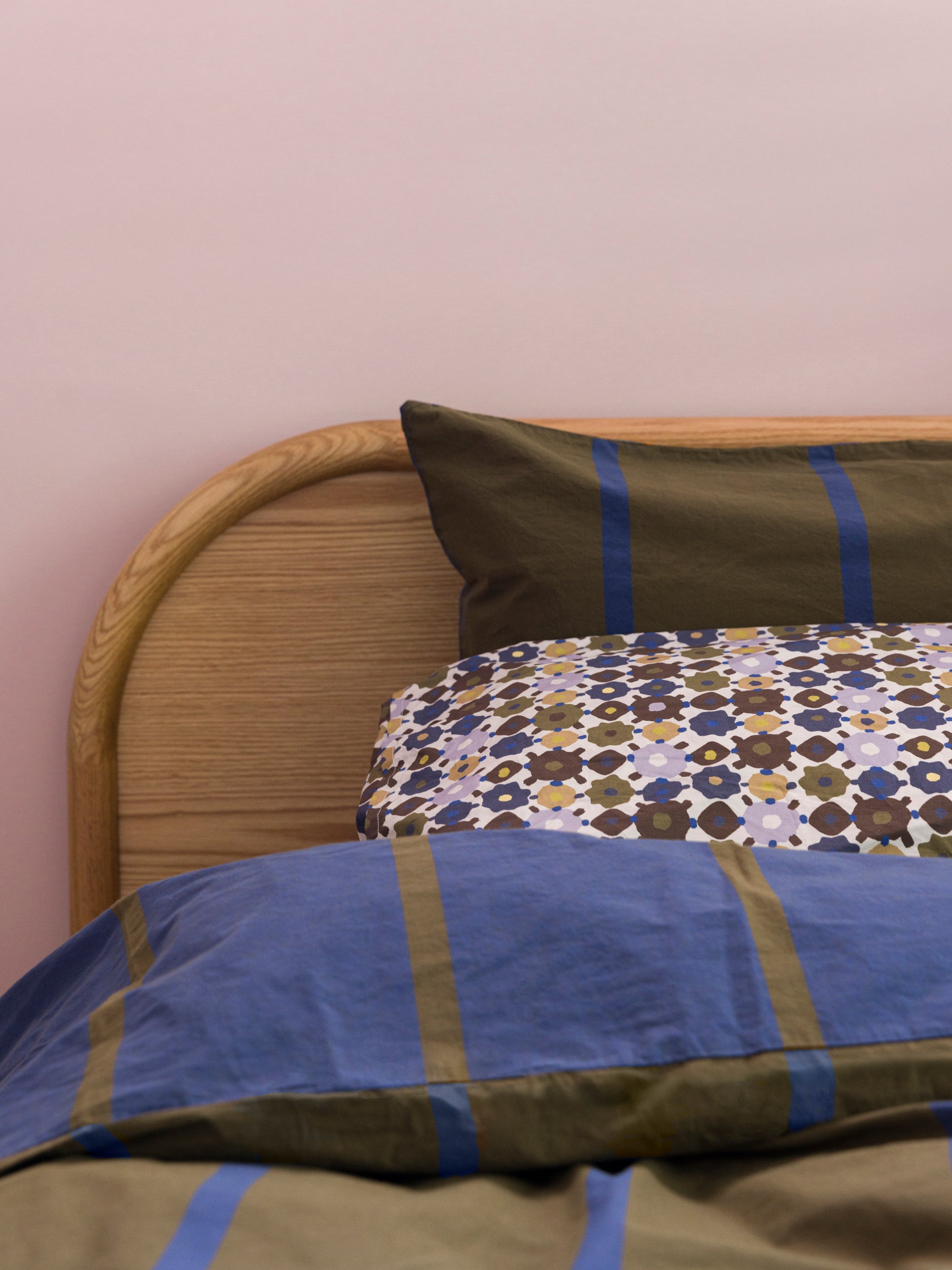 Duo Duvet Cover Ivy/Aegean / King