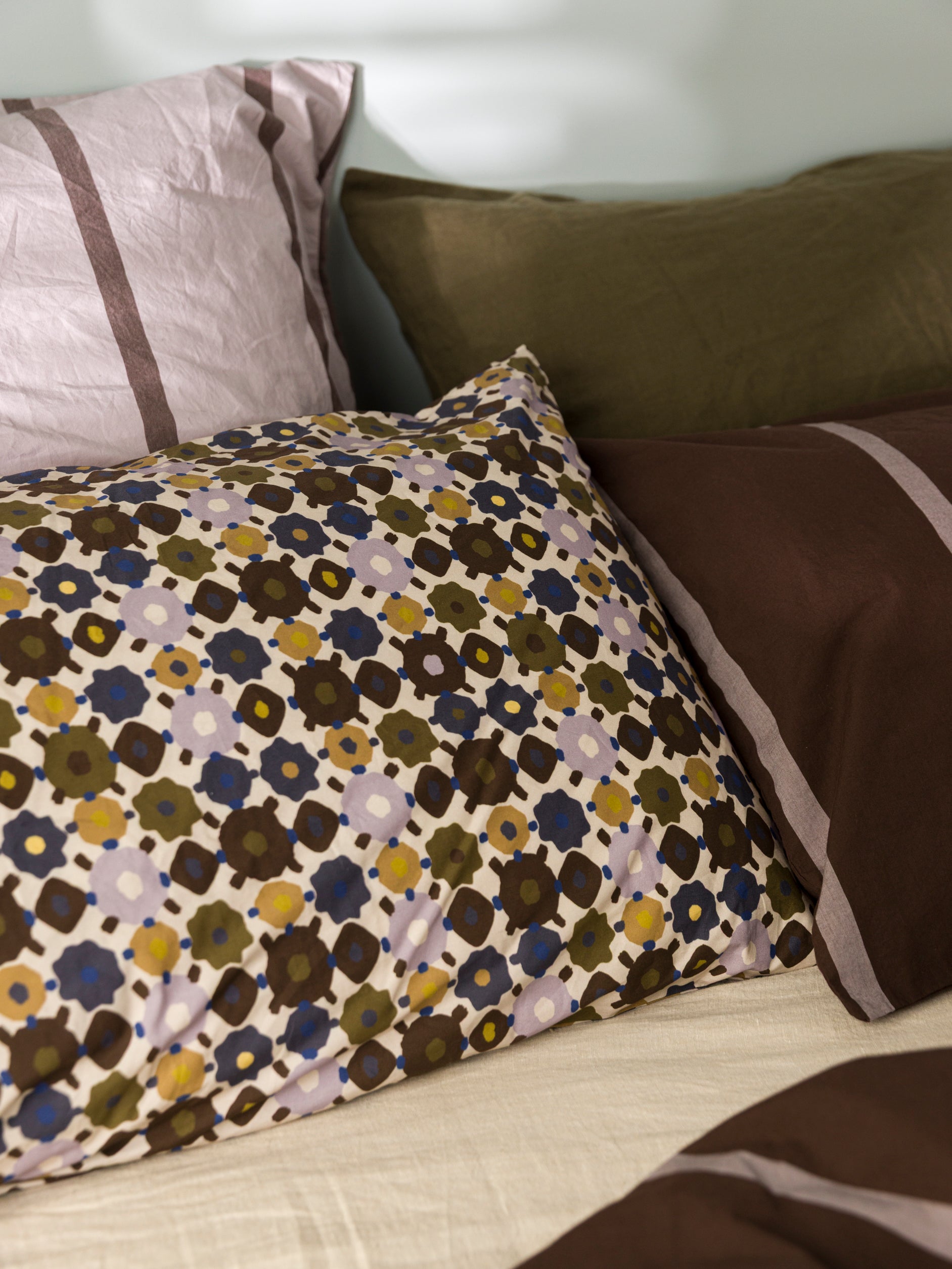 Duo Euro Pillowcase Pansy/Rye / European Pillowcase