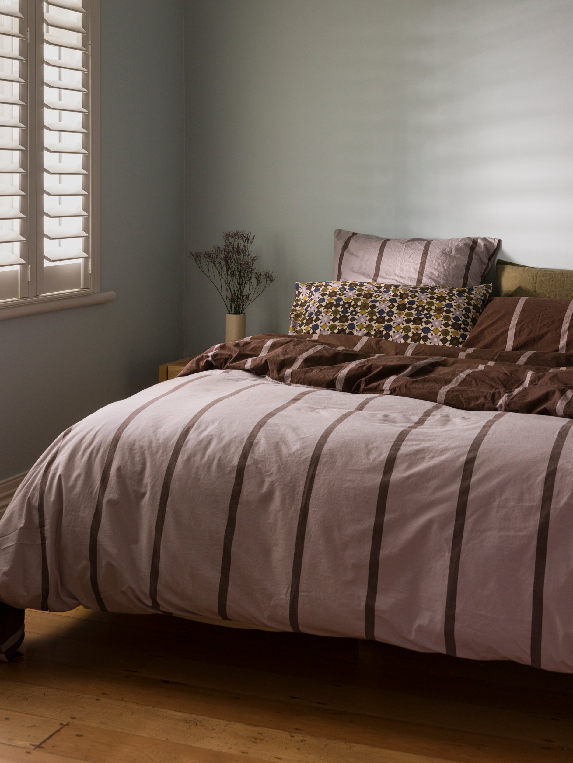 Duo Duvet Cover Pansy/Rye / Queen