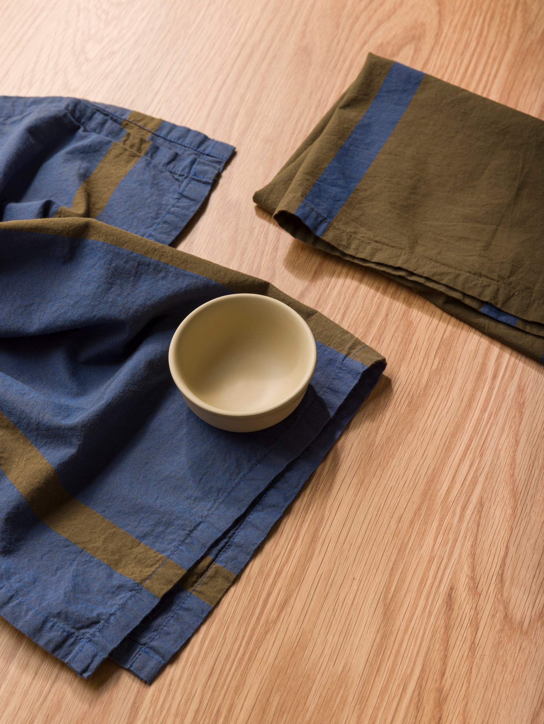 Duo Napkin Aegean/Ivy / 45x45