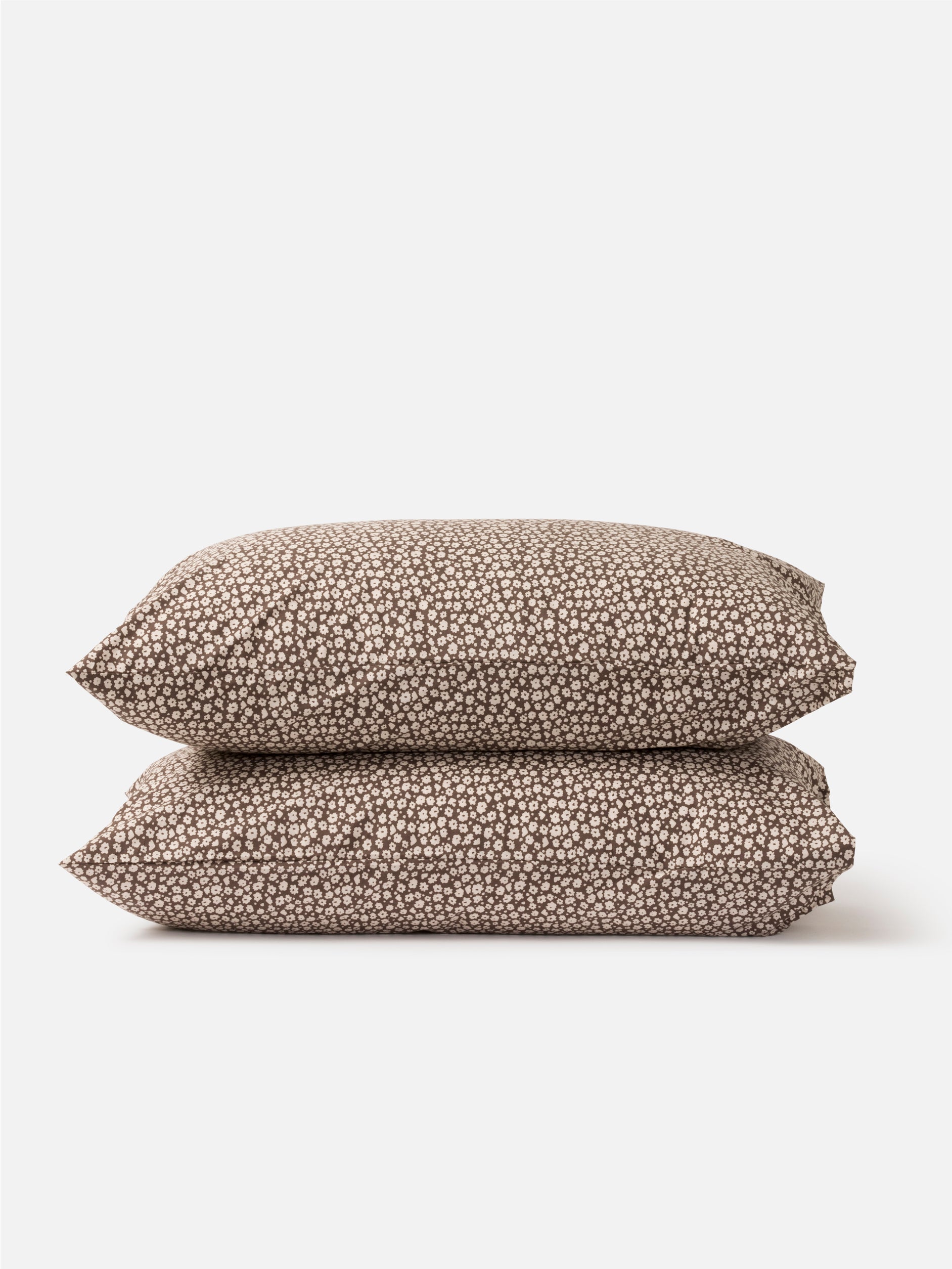 Forget Me Not Organic Cotton Pillowcase Pair Rye/Bone / Pillowcase Pair