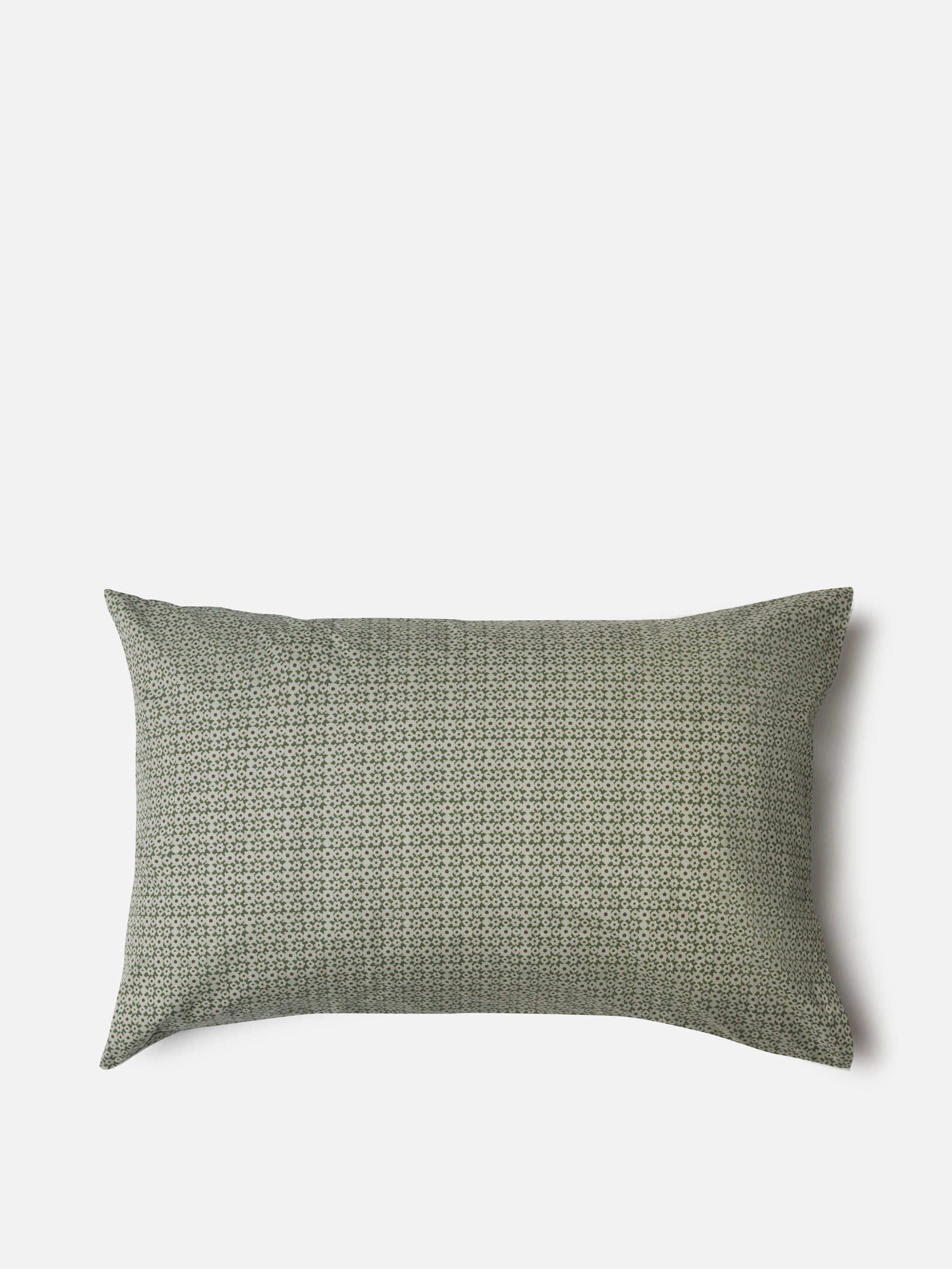 Porto Organic Cotton Pillowcase Pair Shadow/Kale / Pillowcase Pair