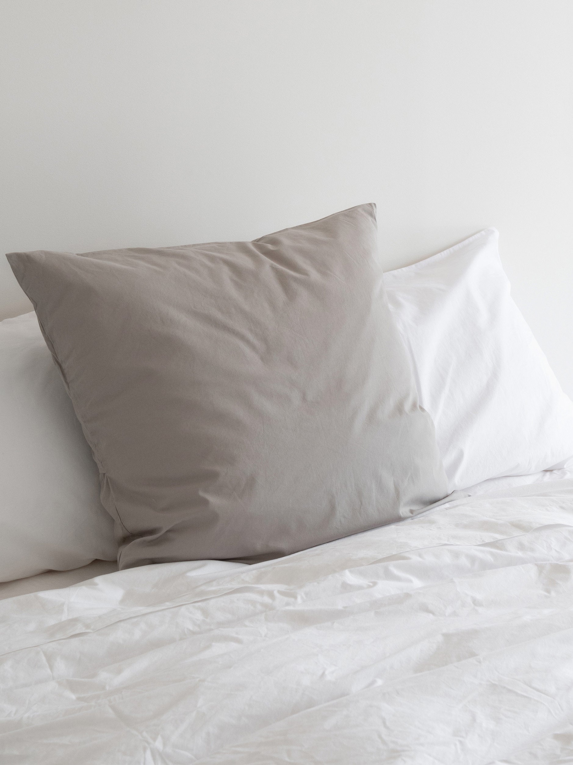 Classic Organic Cotton Duvet Cover White / King