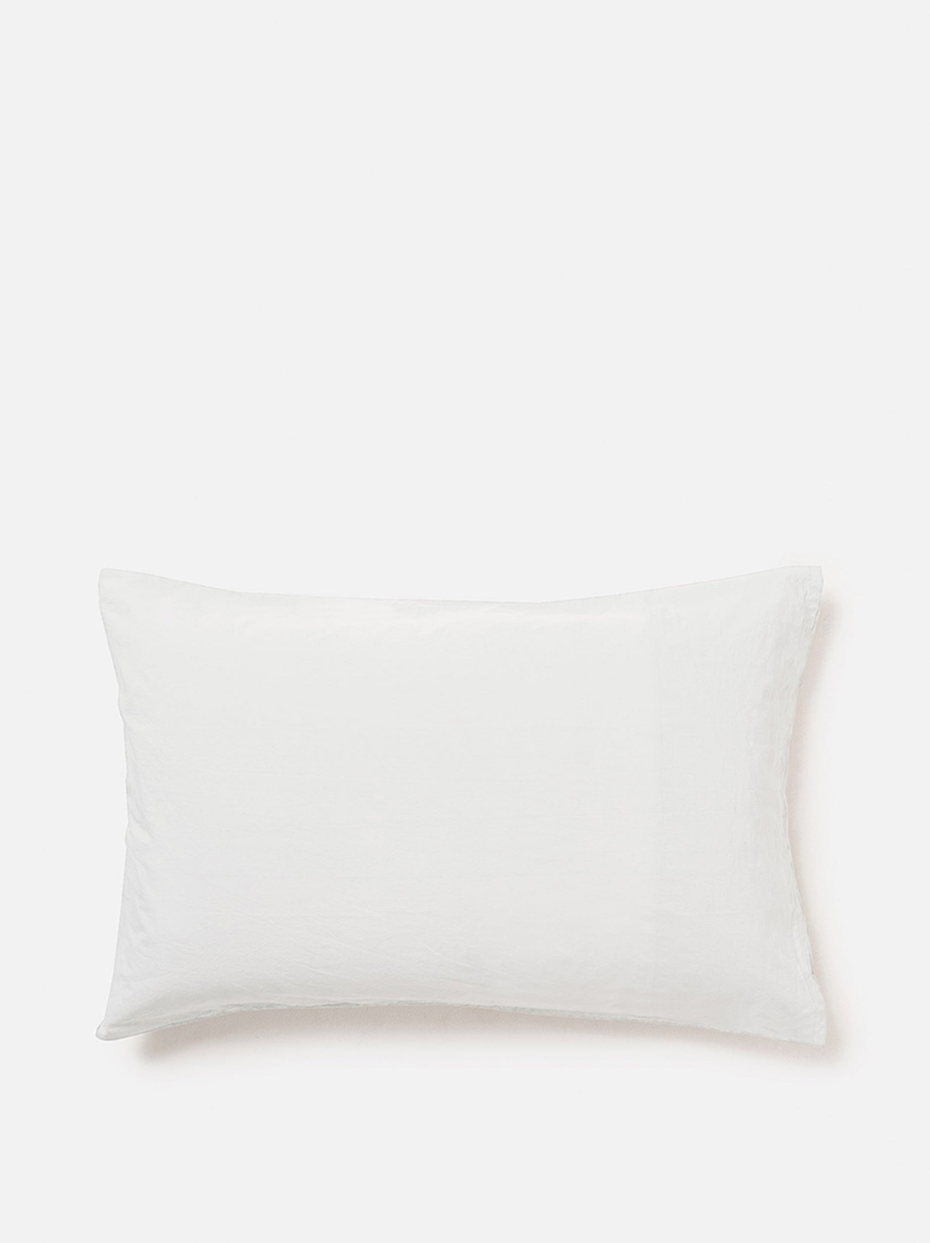 Classic Organic Cotton Pillowcase PR White / Pillowcase Pair