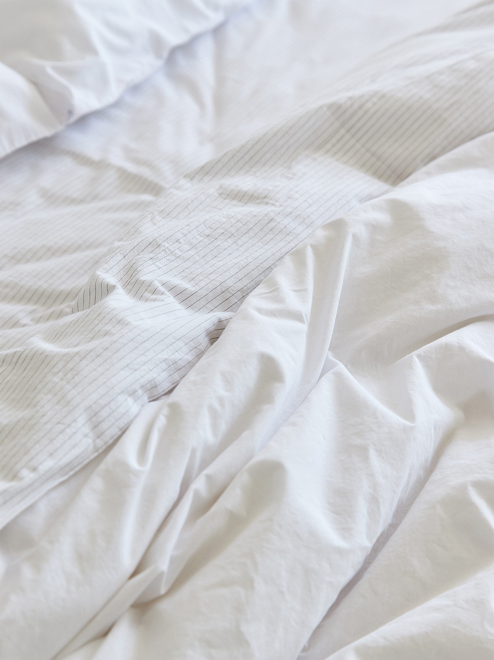 Classic Organic Cotton Duvet Cover White / Super King
