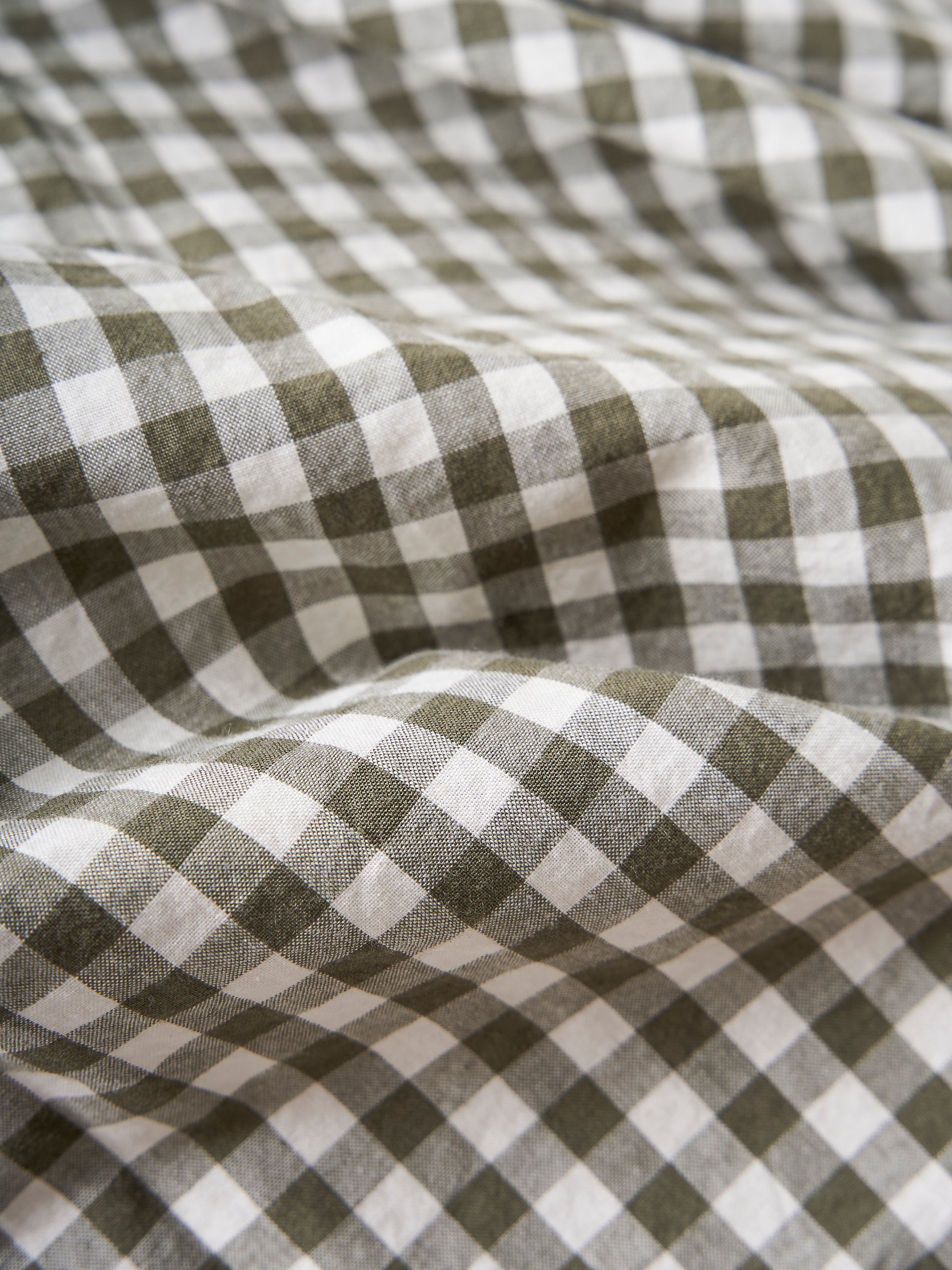 Classic Organic Cotton Flat Sheet Olive / King