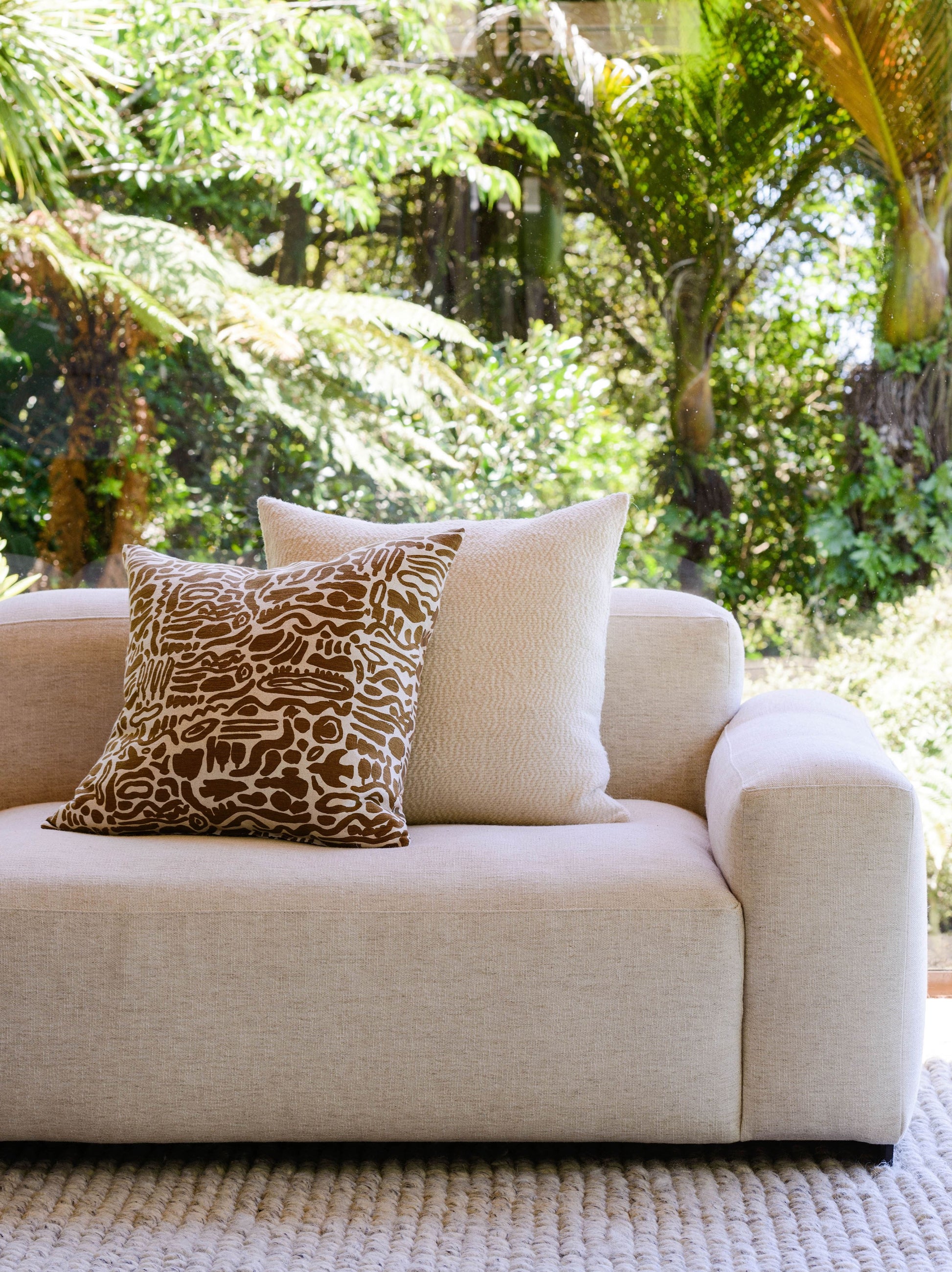 Nomad Cushion Cover Bronze/Natural / 55x55cm