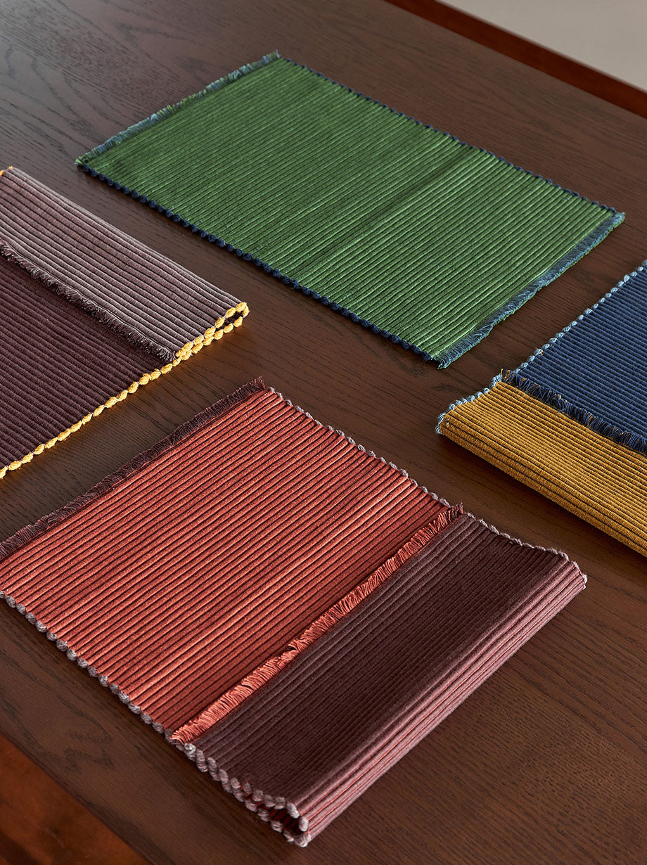 Albers Placemat Mulberry/Brick / 45.5x30cm