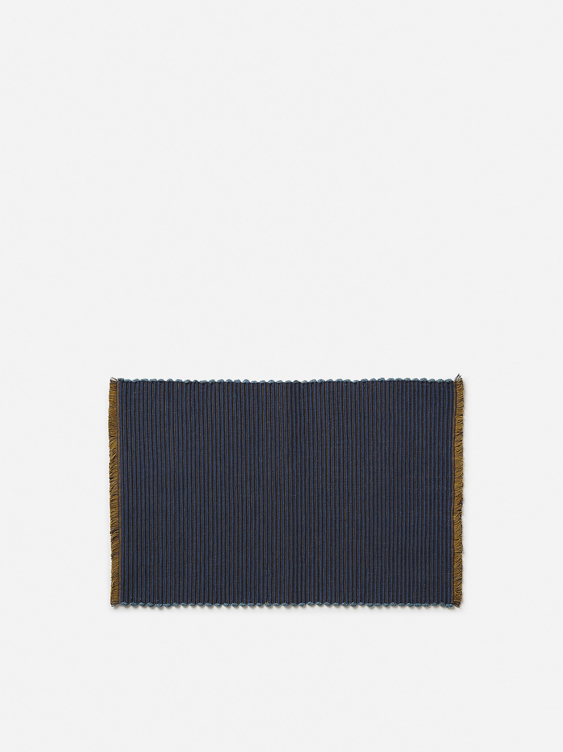 Albers Placemat Denim/Ochre / 45.5x30cm