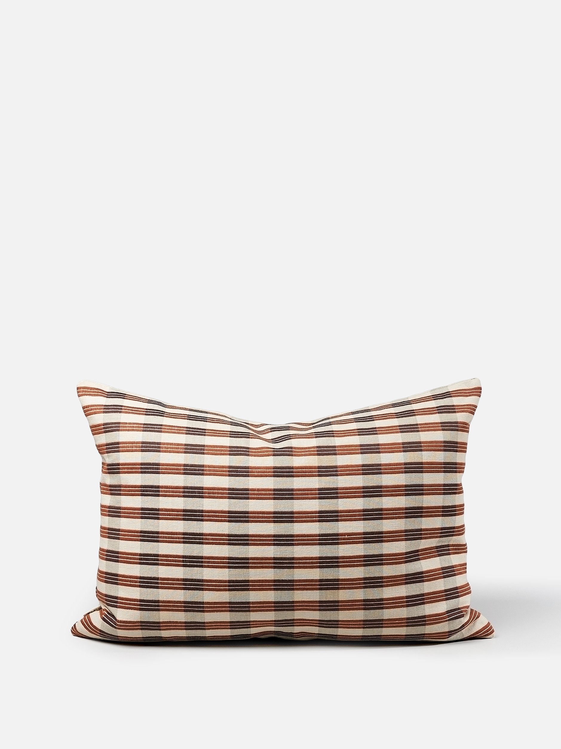Folio Cushion Cover Russet/Mulberry / 60x40cm