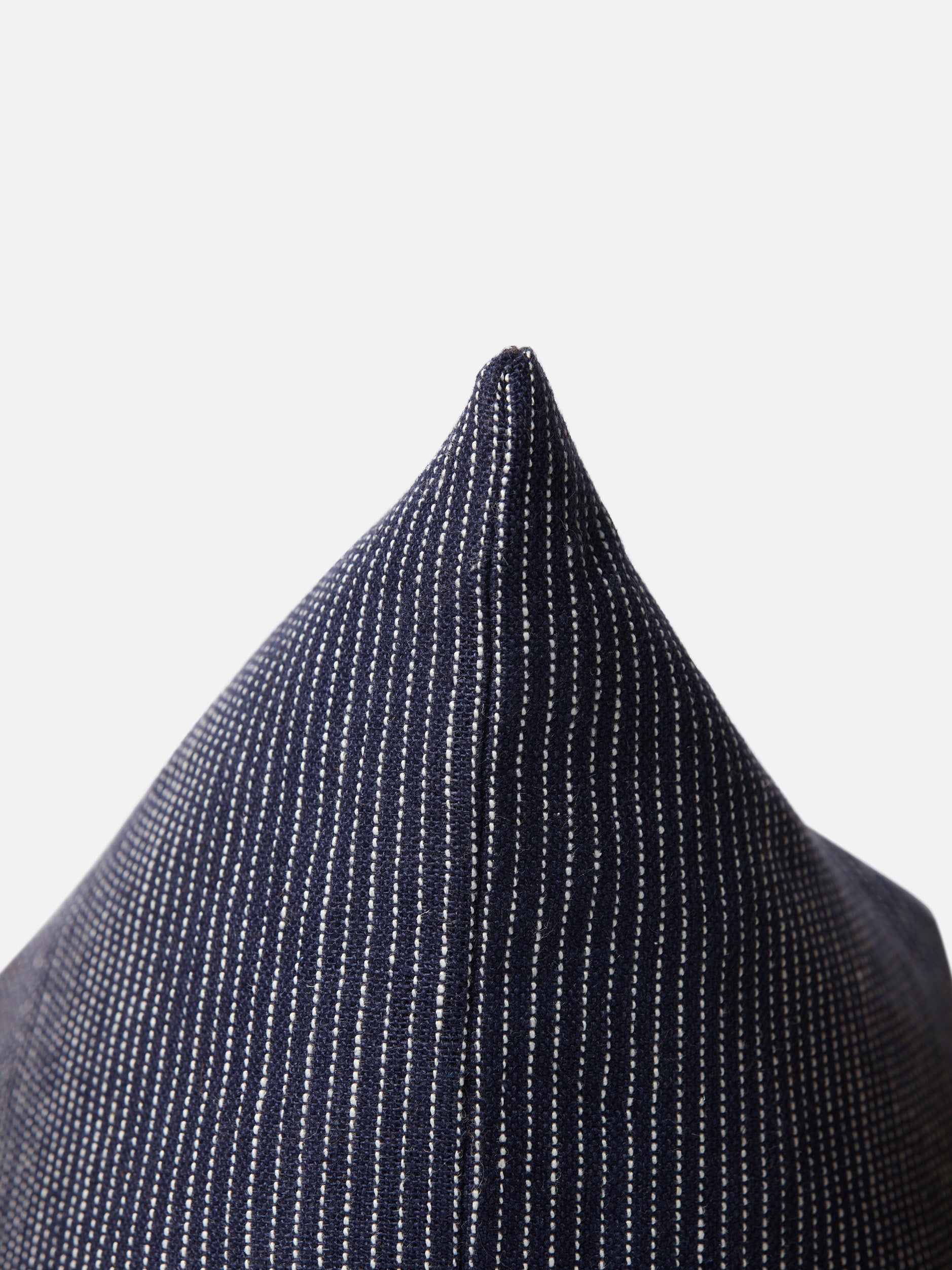 Fine Striped Linen Cushion Cover Night / 55x55cm