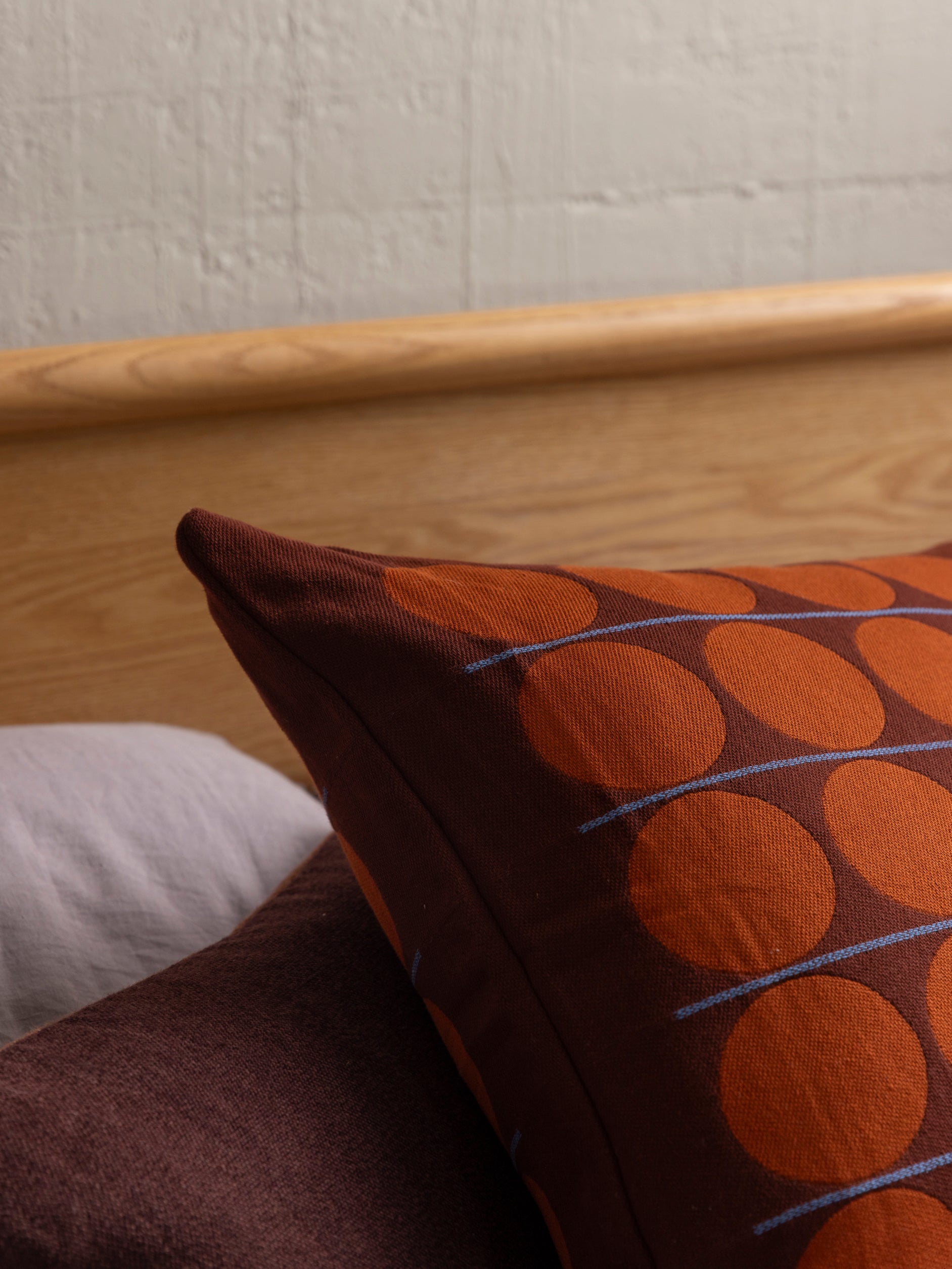 Abacus Cushion Cover Merlot/Cherry / 55x55cm