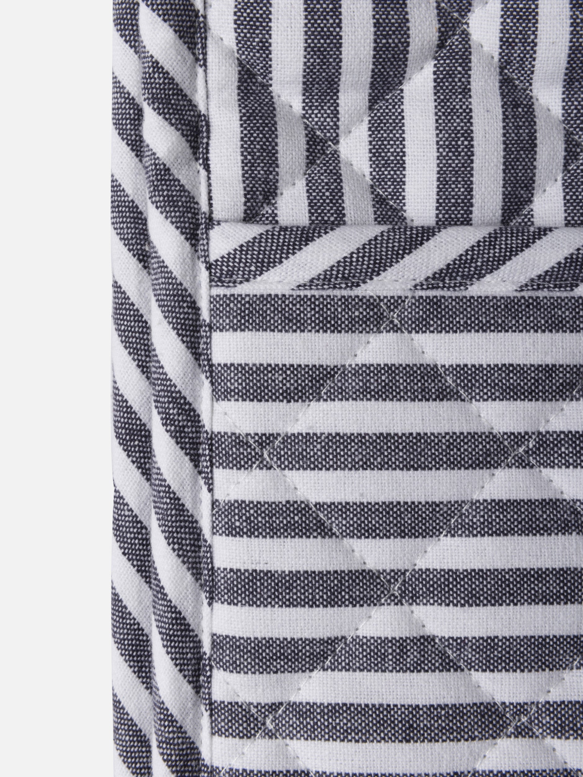 Classic Stripe Double Oven Glove Navy/White / One Size