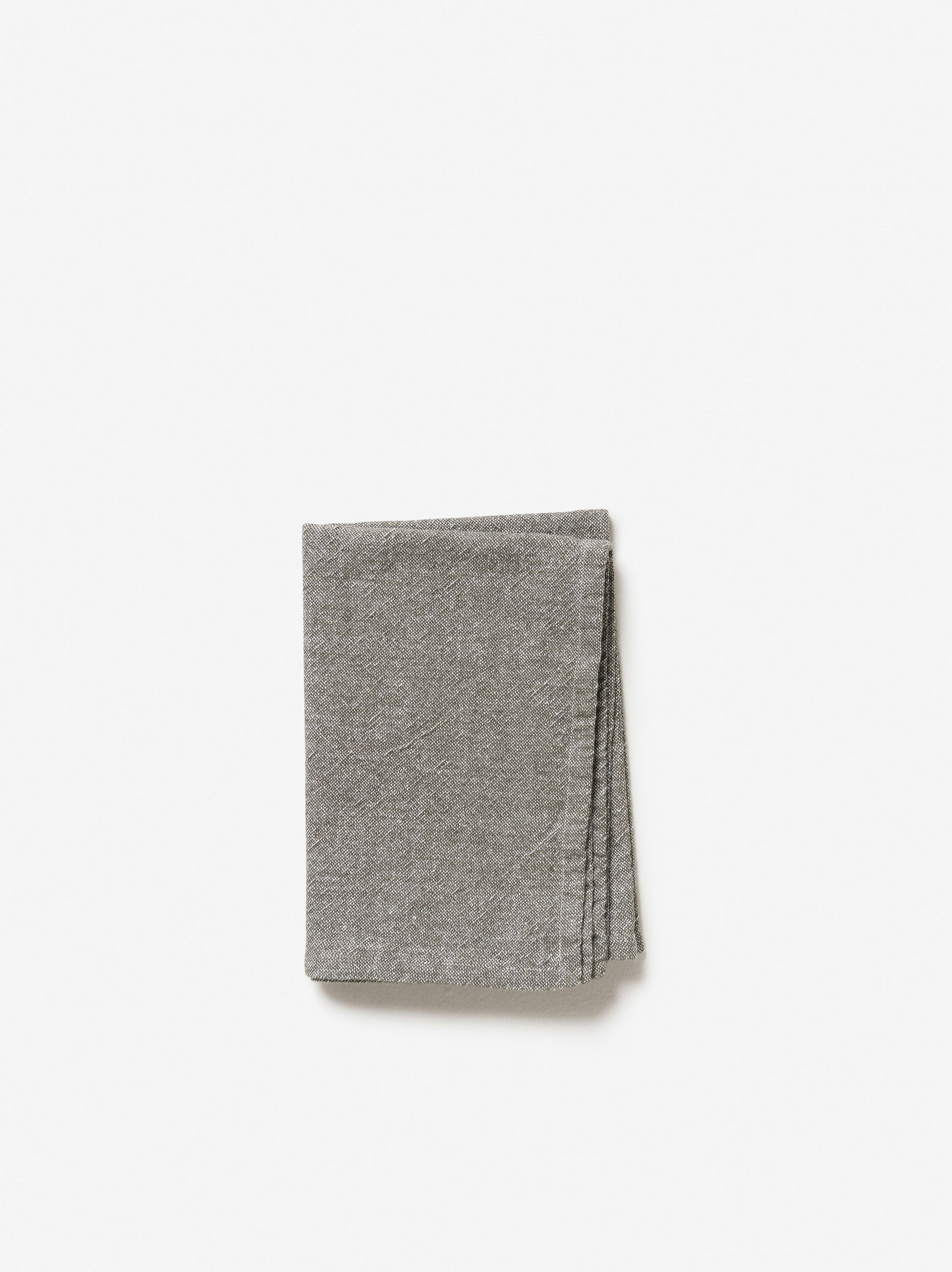 Washed Cotton Tea Towel Olive / 50x70cm