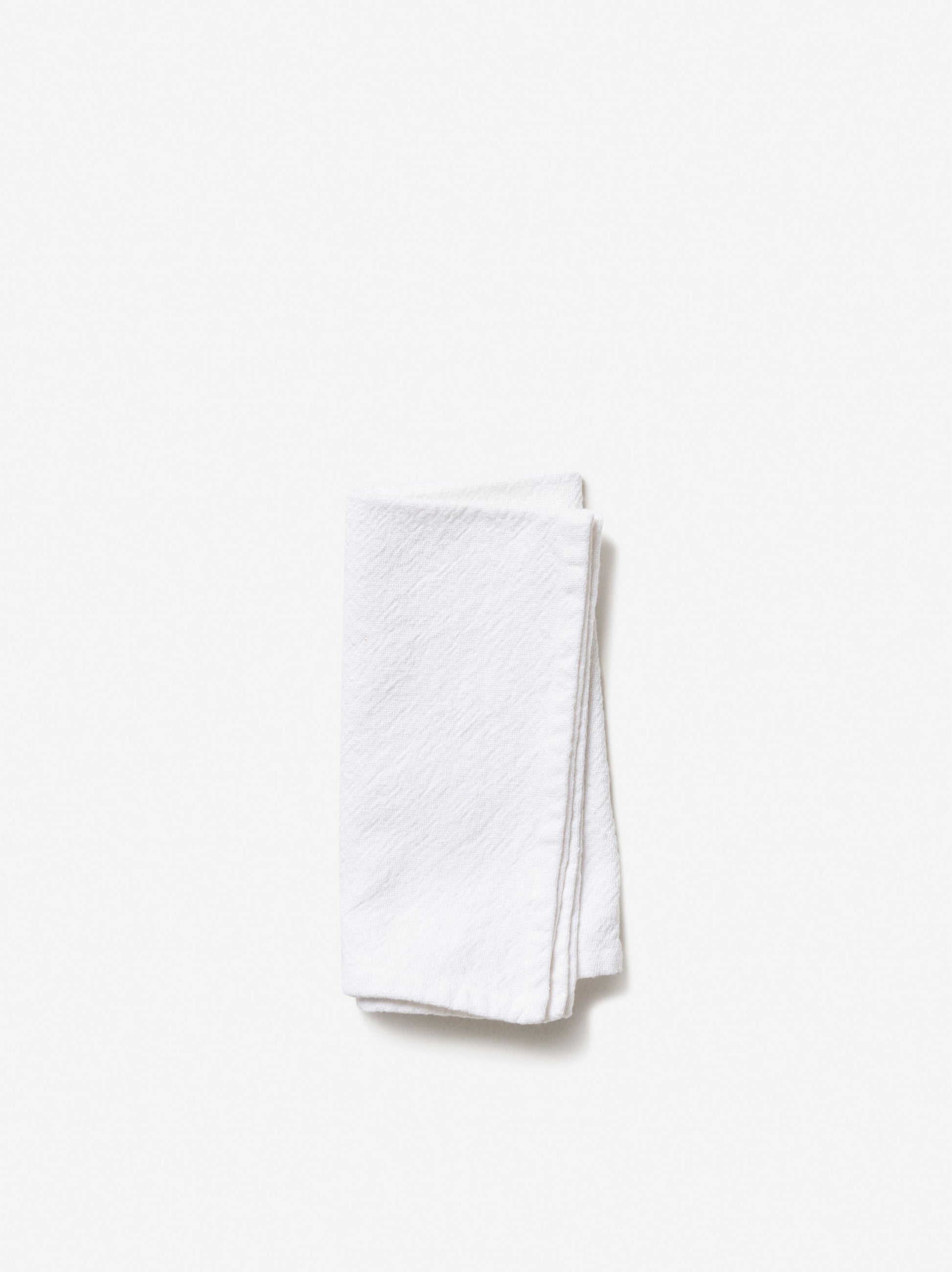 Washed Cotton Napkin White / 45x45cm