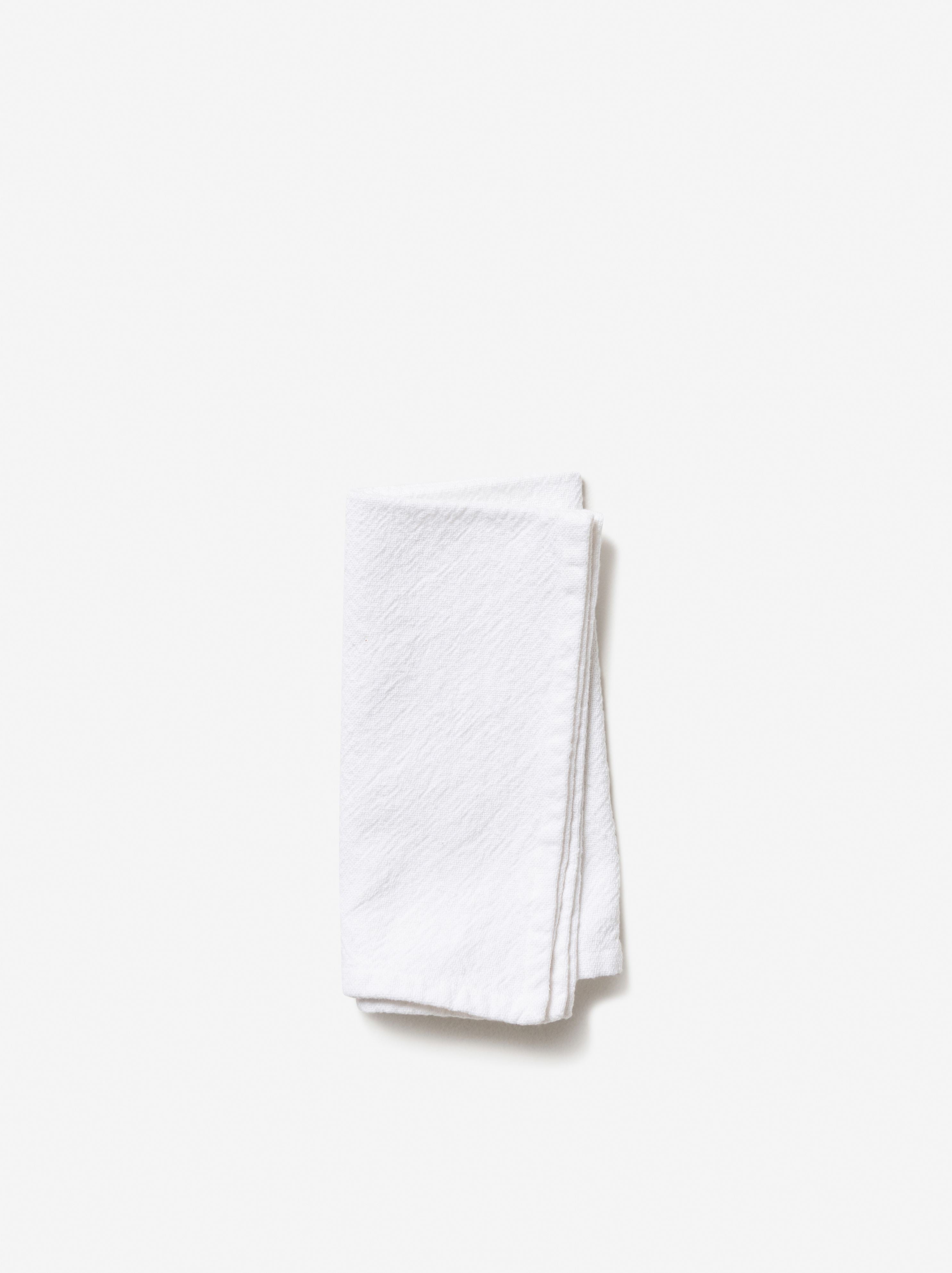 Washed Cotton Napkin White / 45x45cm