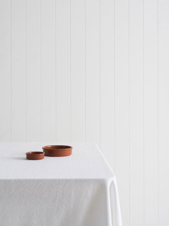 Washed Cotton Tablecloth White / 180x280cm