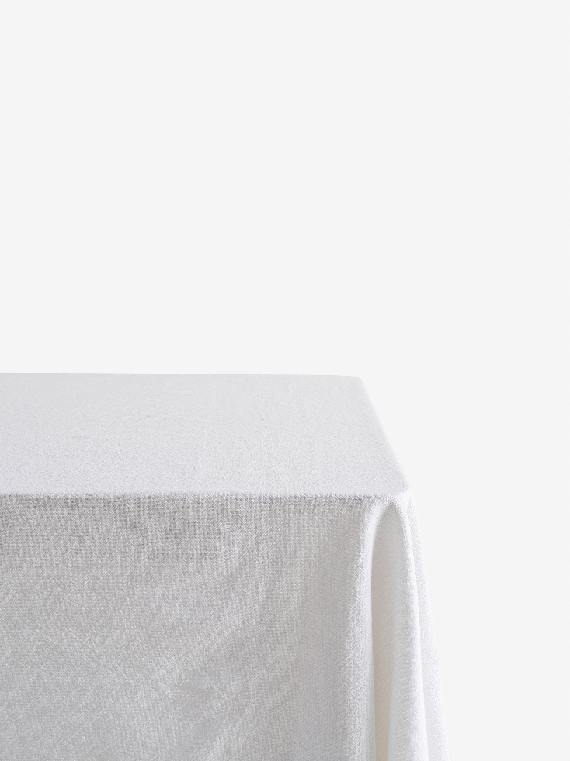 Washed Cotton Tablecloth White / 180x280cm