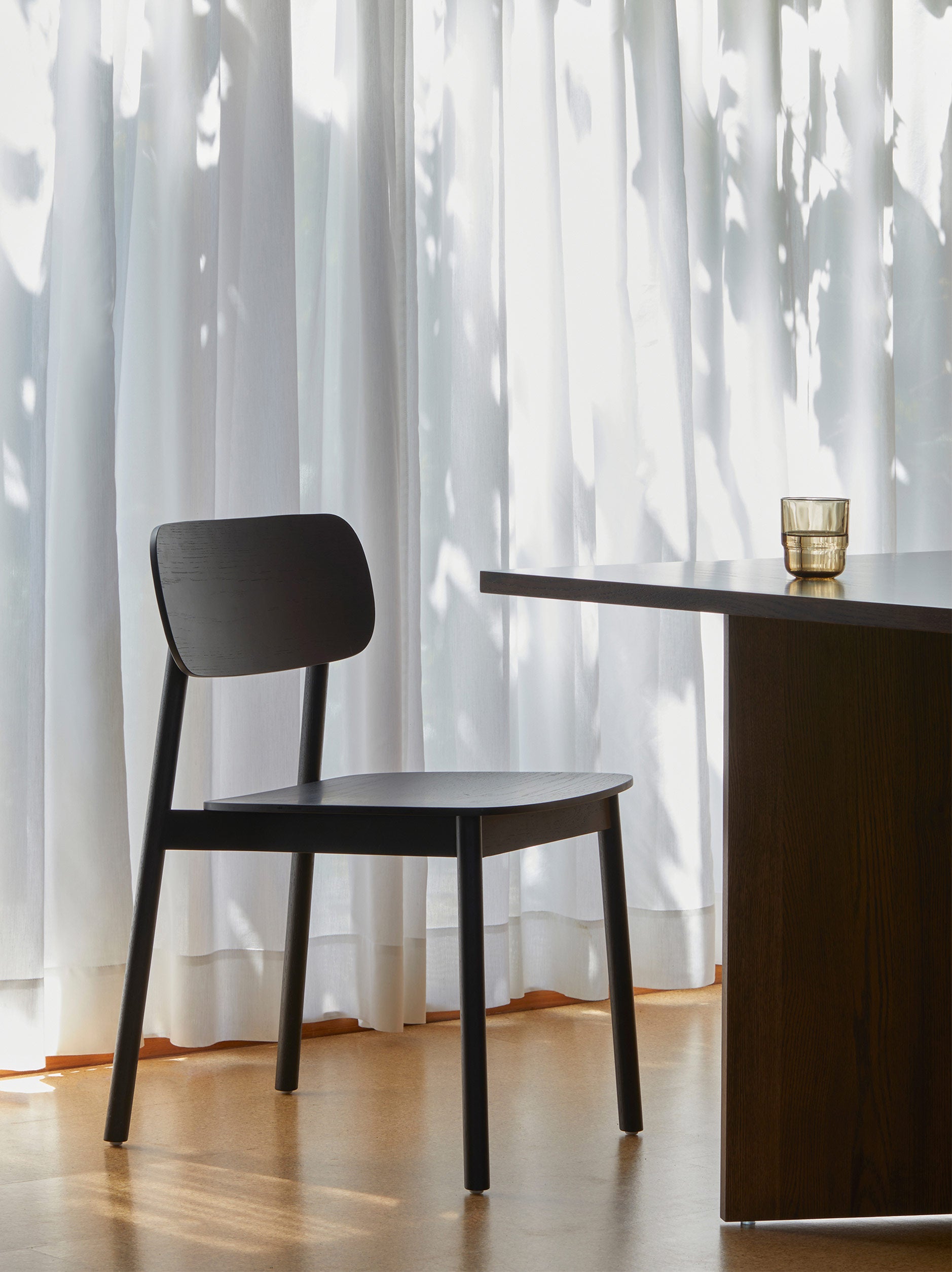 Radial Dining Chair Black / One Size