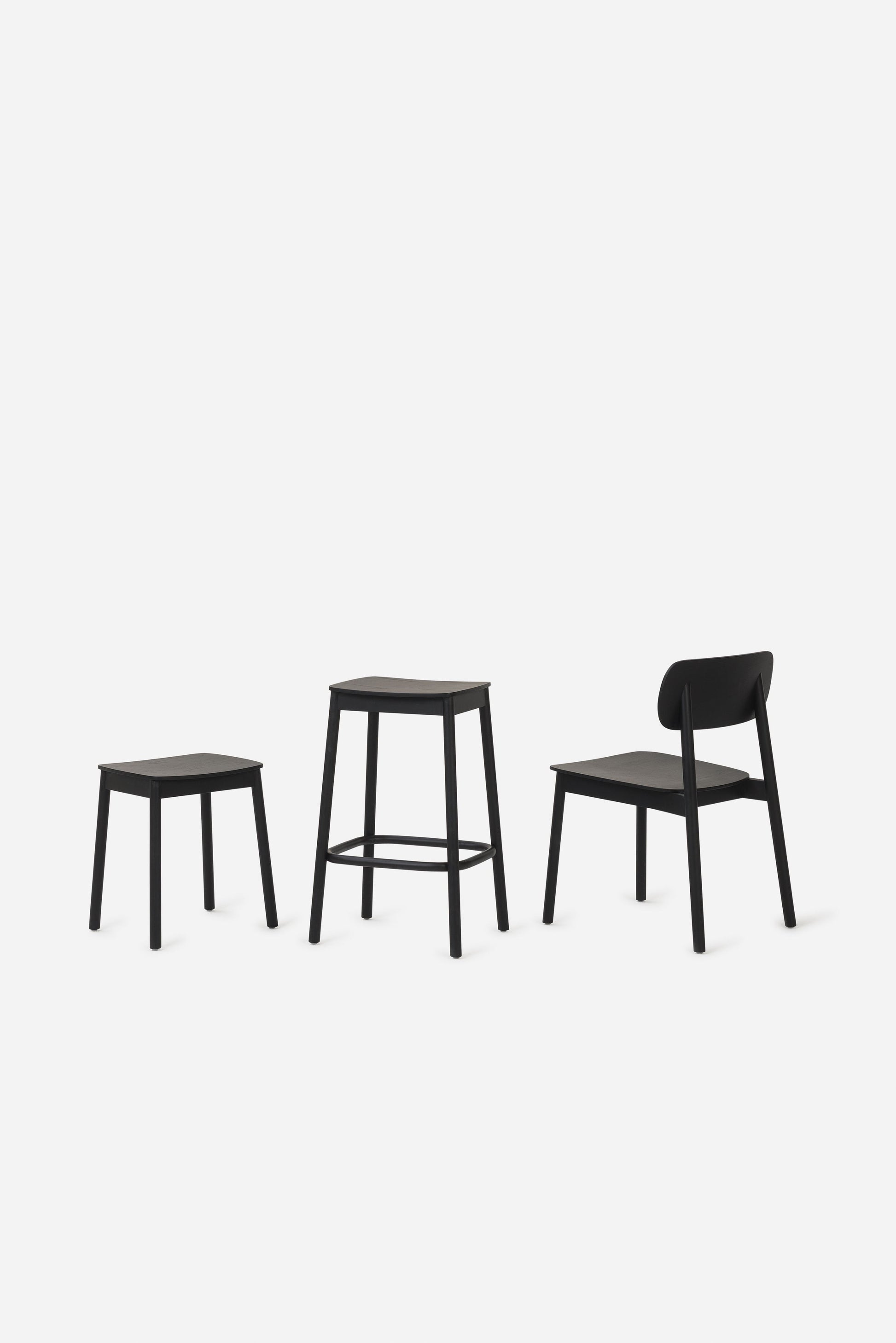 Radial Dining Chair Black / One Size