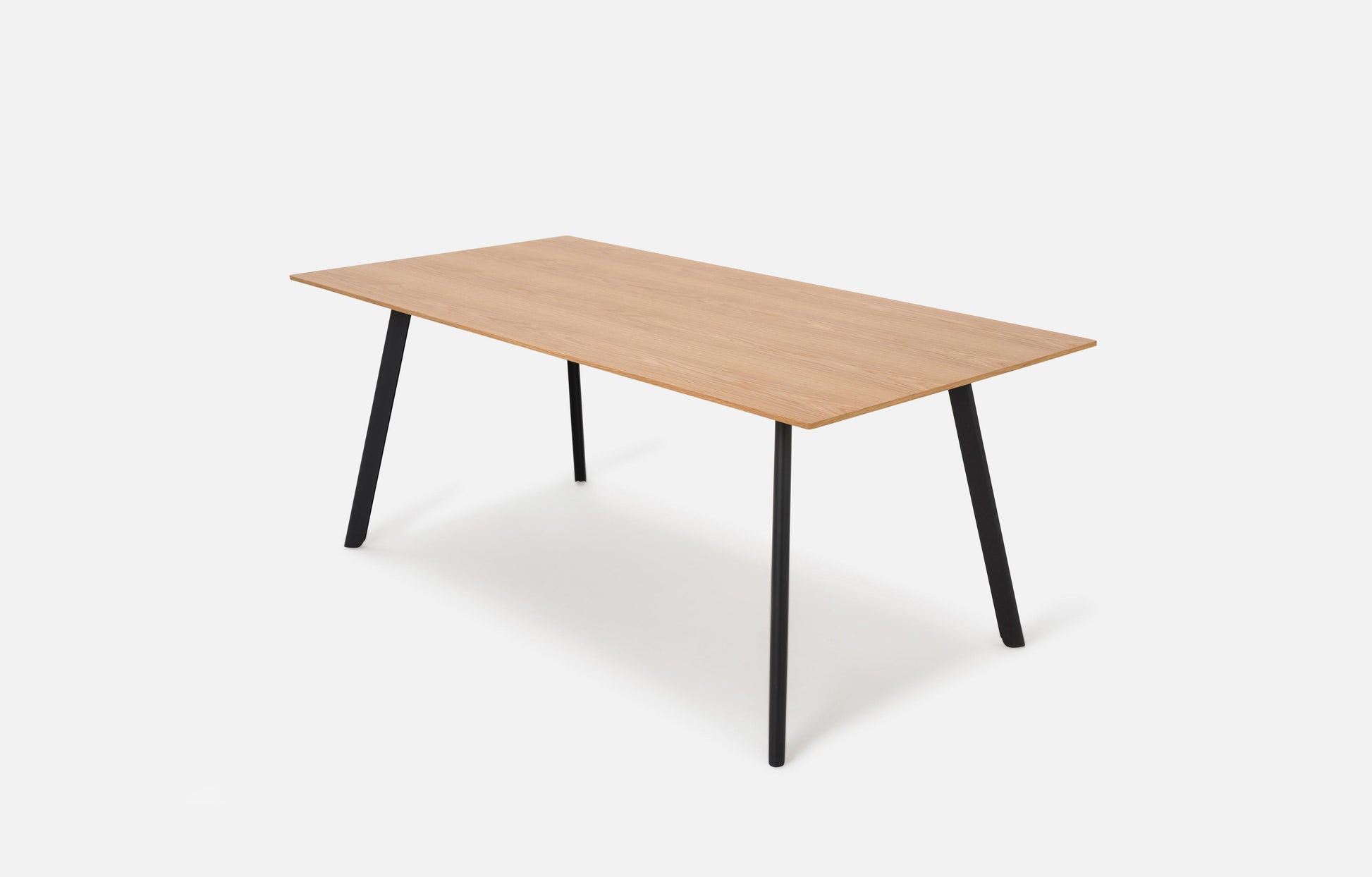 Assembly Dining Table Oak/Black / 1.8m
