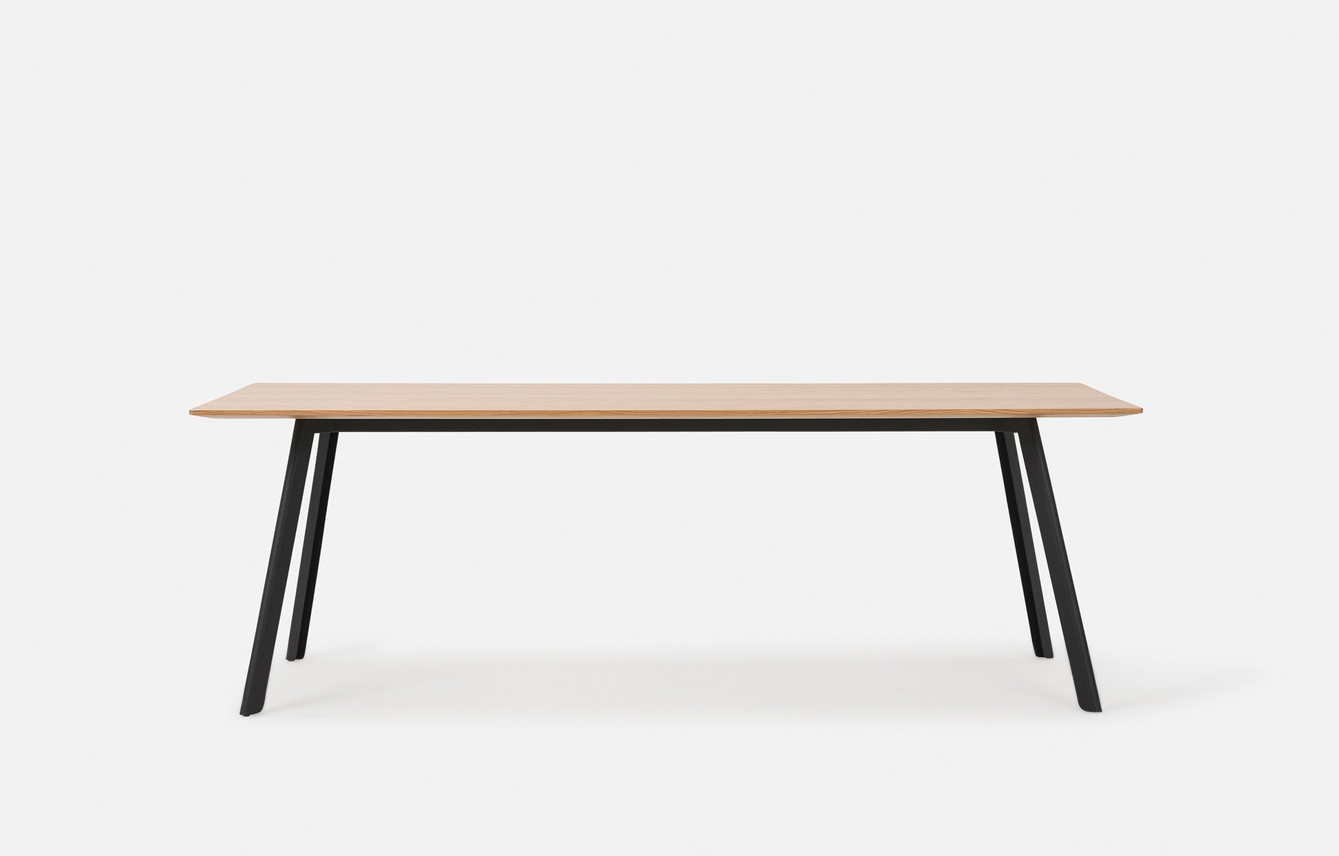 Assembly Dining Table Oak/Black / 2.2m
