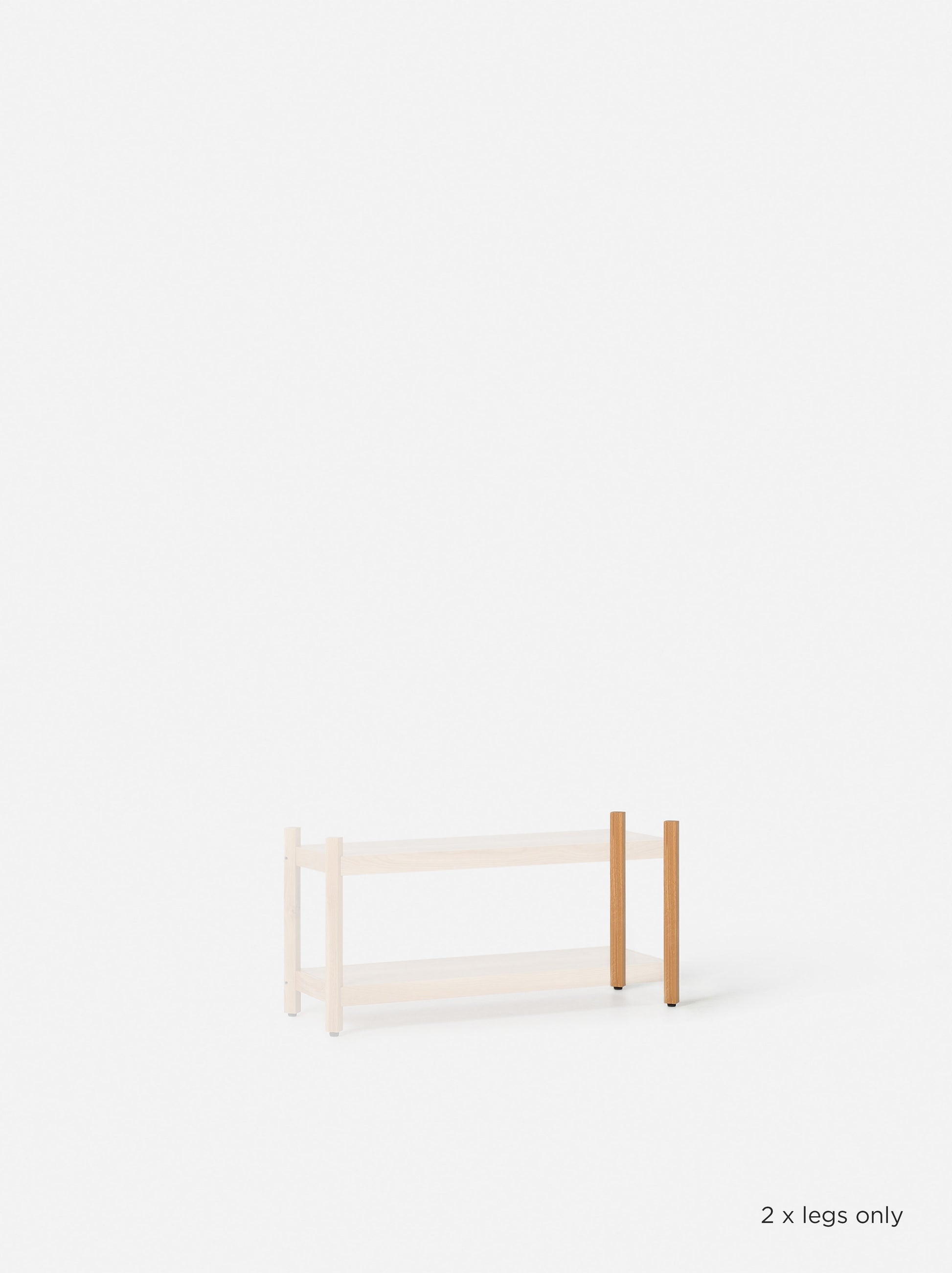 Tilt Upright 2 Tier PAIR Oak / Tilt 2-Tier Upright (Pair)