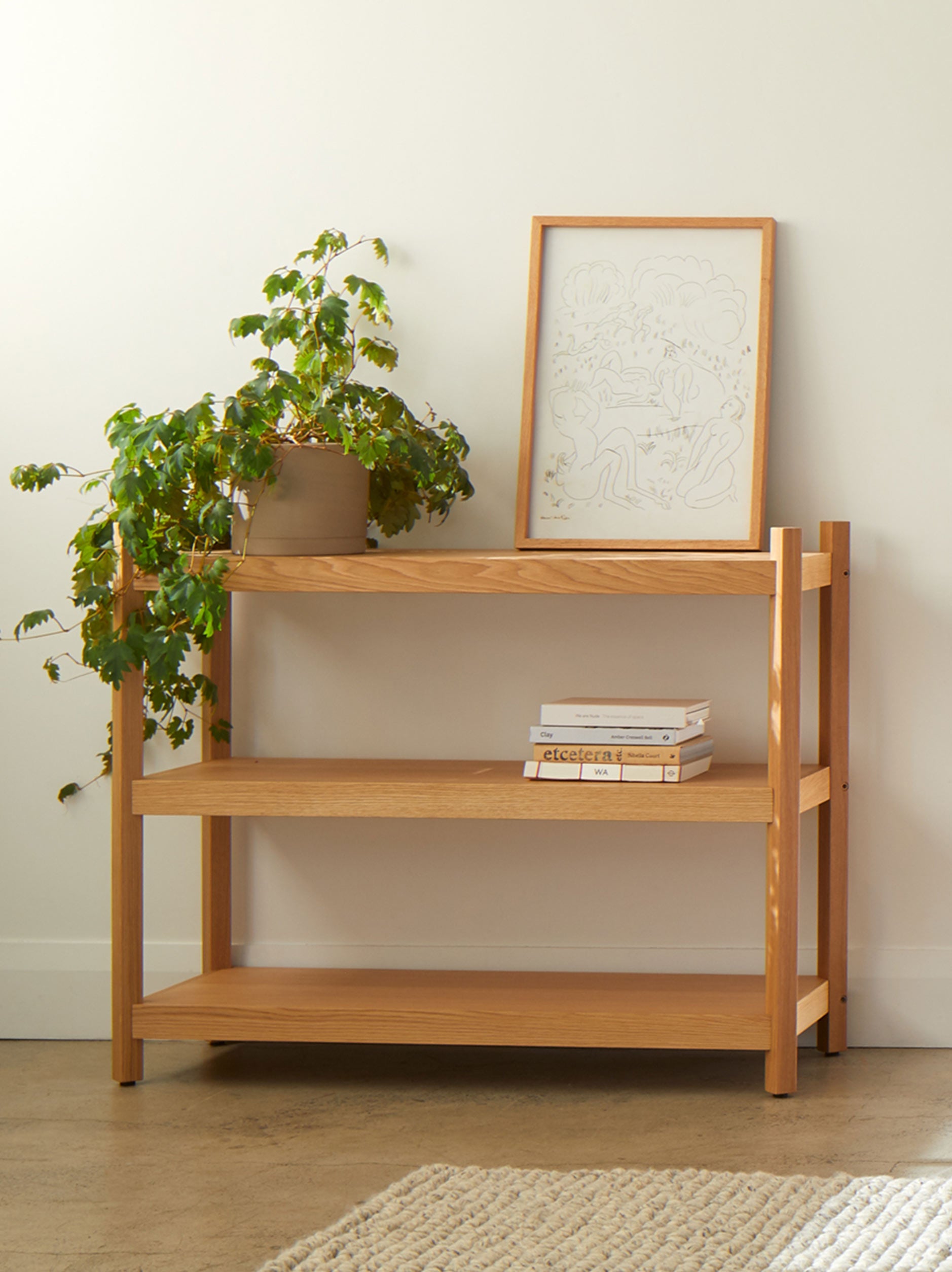 Tilt Upright 3 Tier PAIR Oak / Tilt 3-Tier Upright (Pair)
