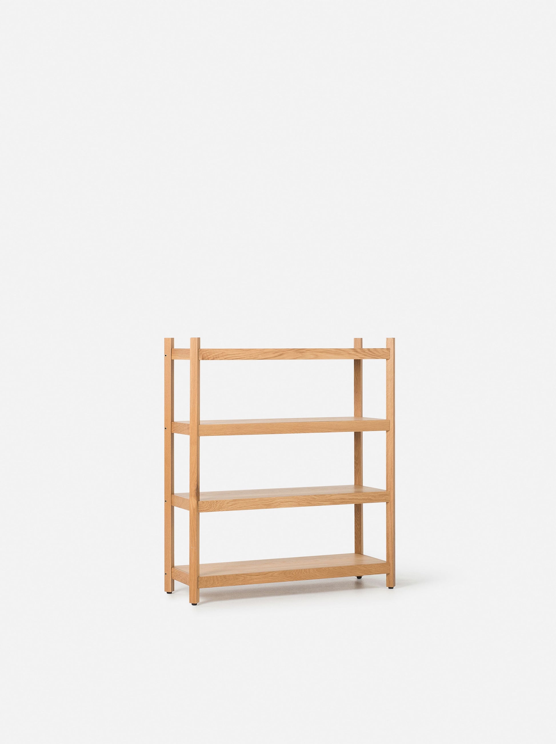 Tilt Upright 4 Tier PAIR Oak / Tilt 4-Tier Upright (Pair)