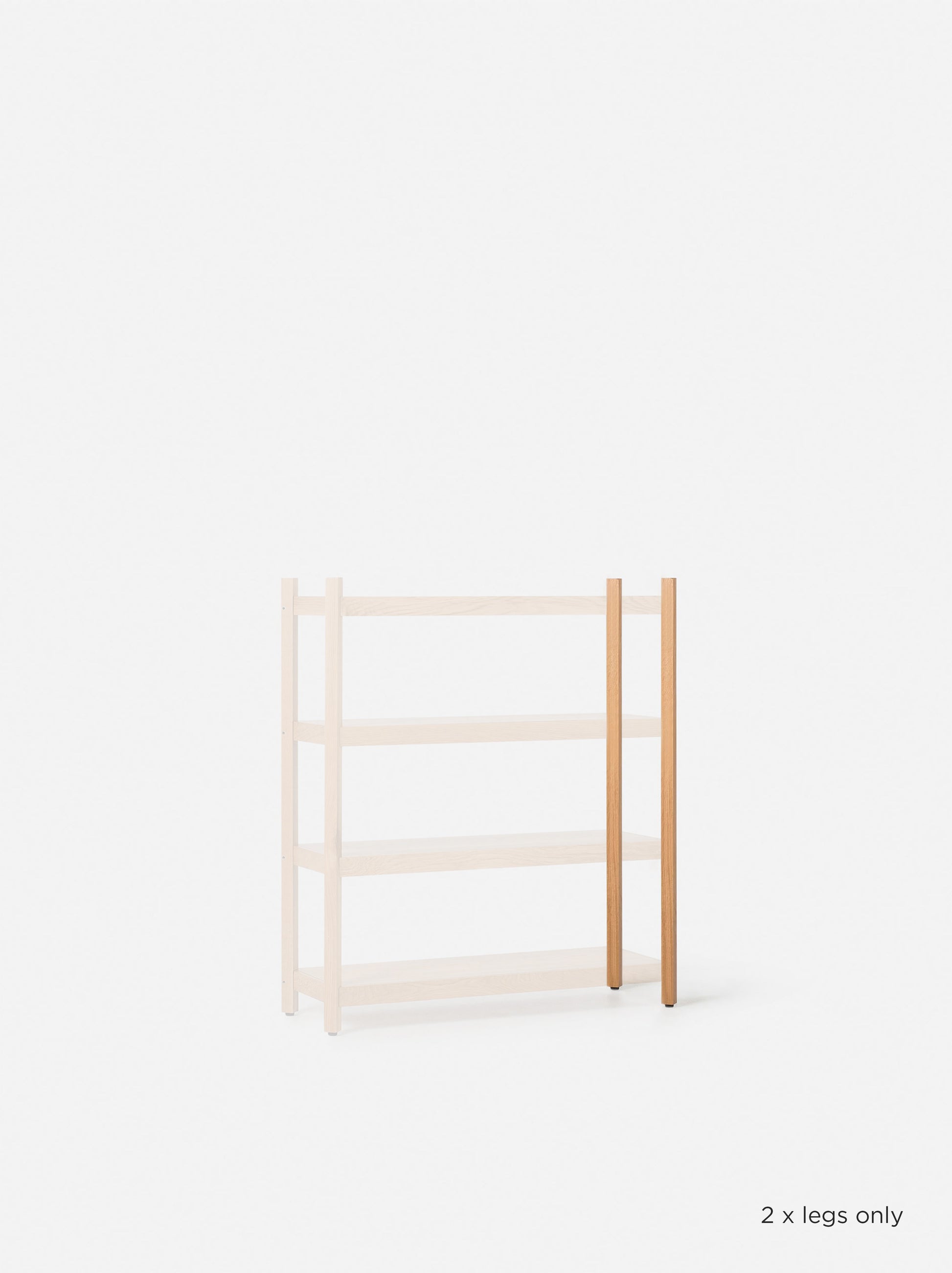 Tilt Upright 4 Tier PAIR Oak / Tilt 4-Tier Upright (Pair)